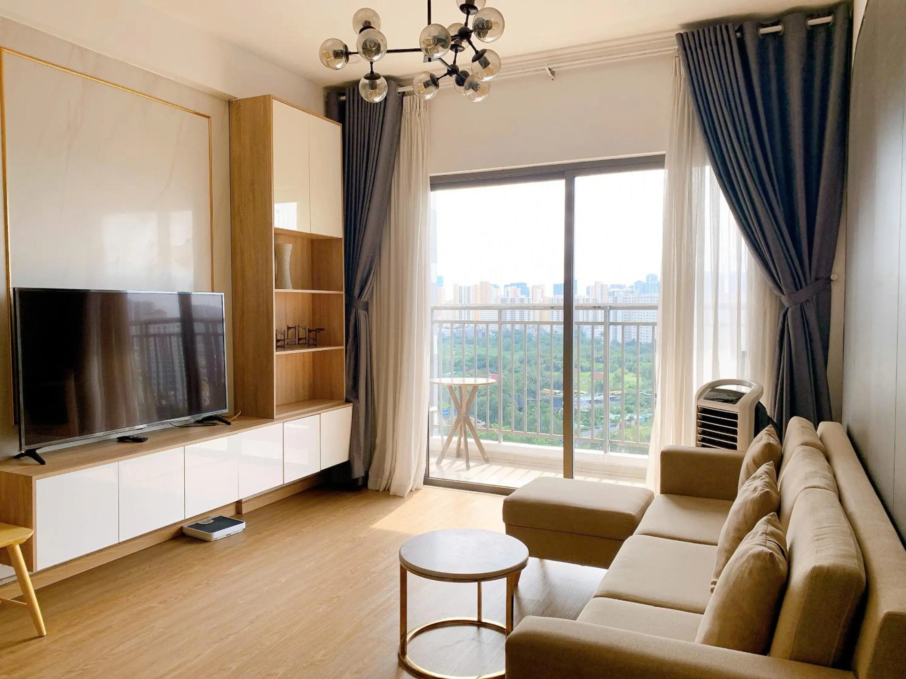TV and multimedia in The Sun Avenue Serviced Apartment