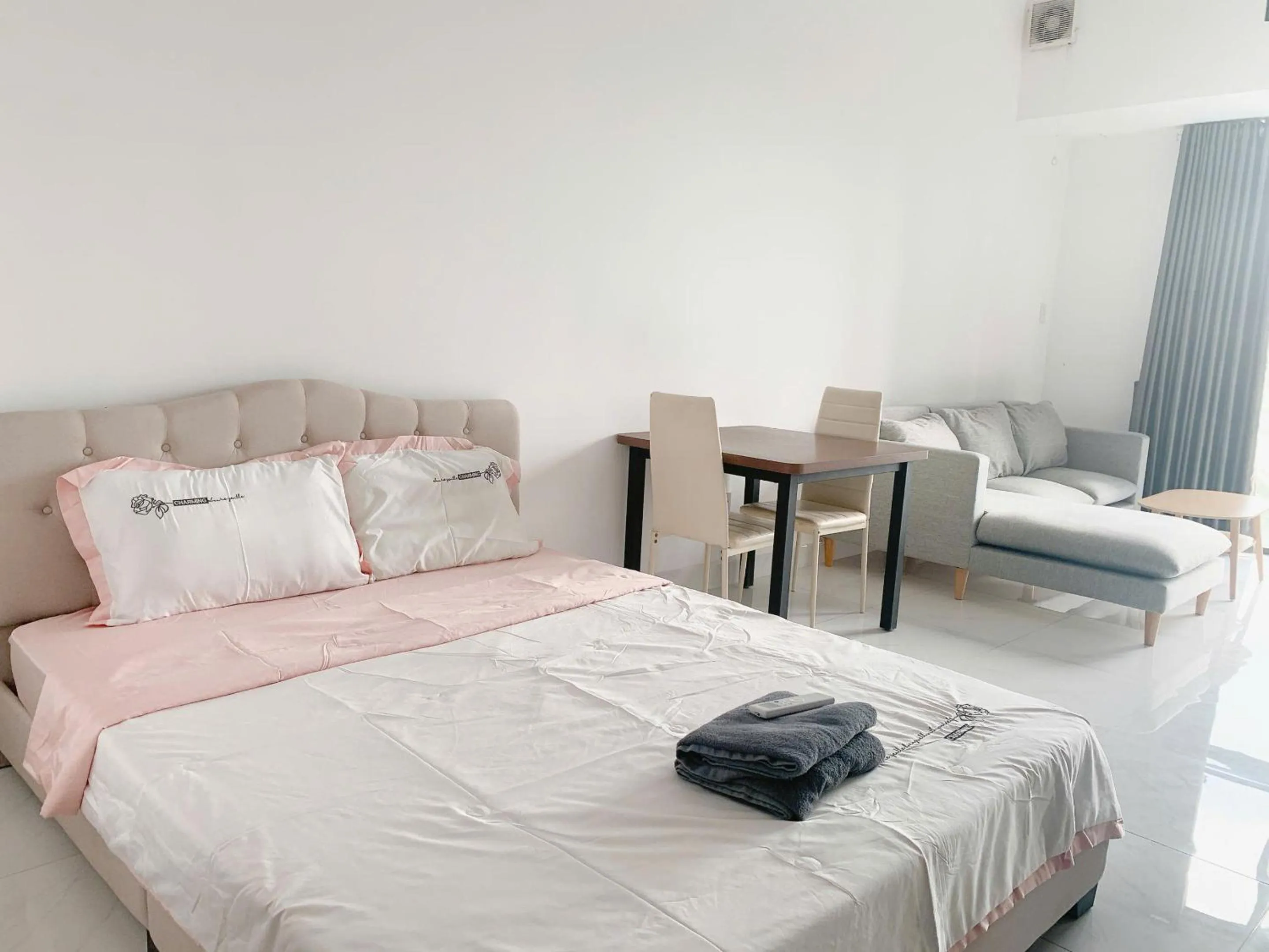 Bed in The Sun Avenue Serviced Apartment