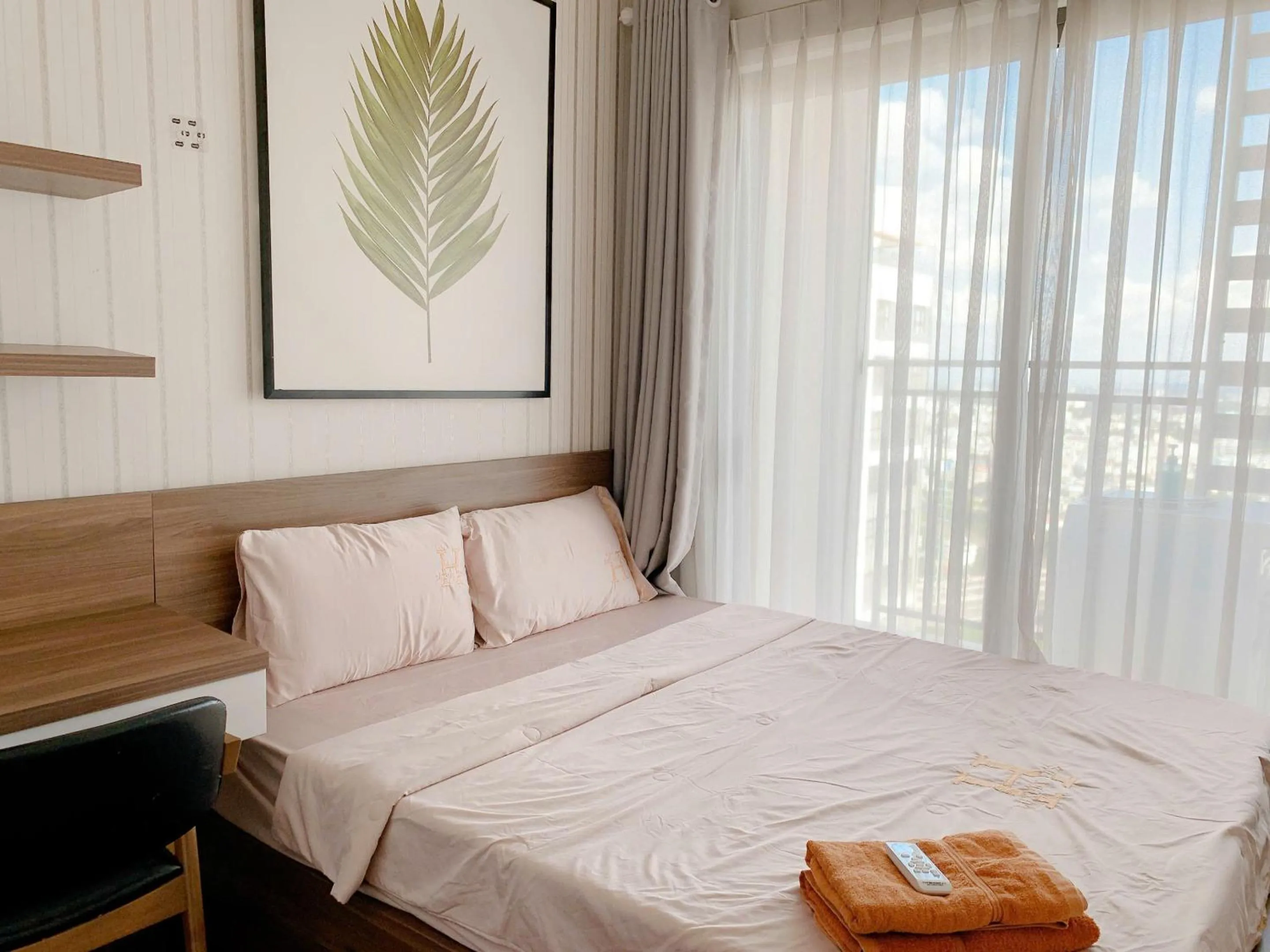 Bed in The Sun Avenue Serviced Apartment