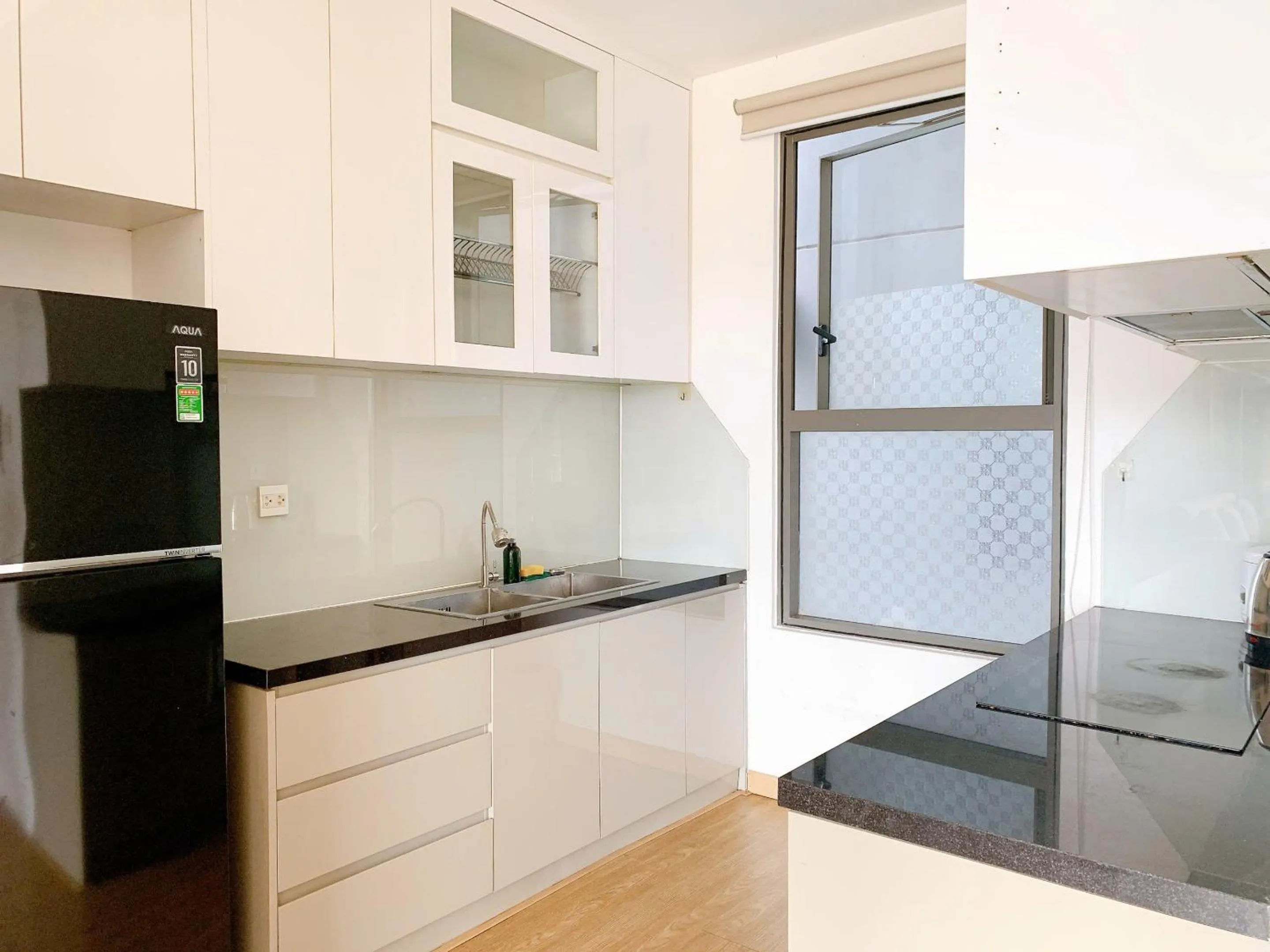 Kitchen or kitchenette in The Sun Avenue Serviced Apartment