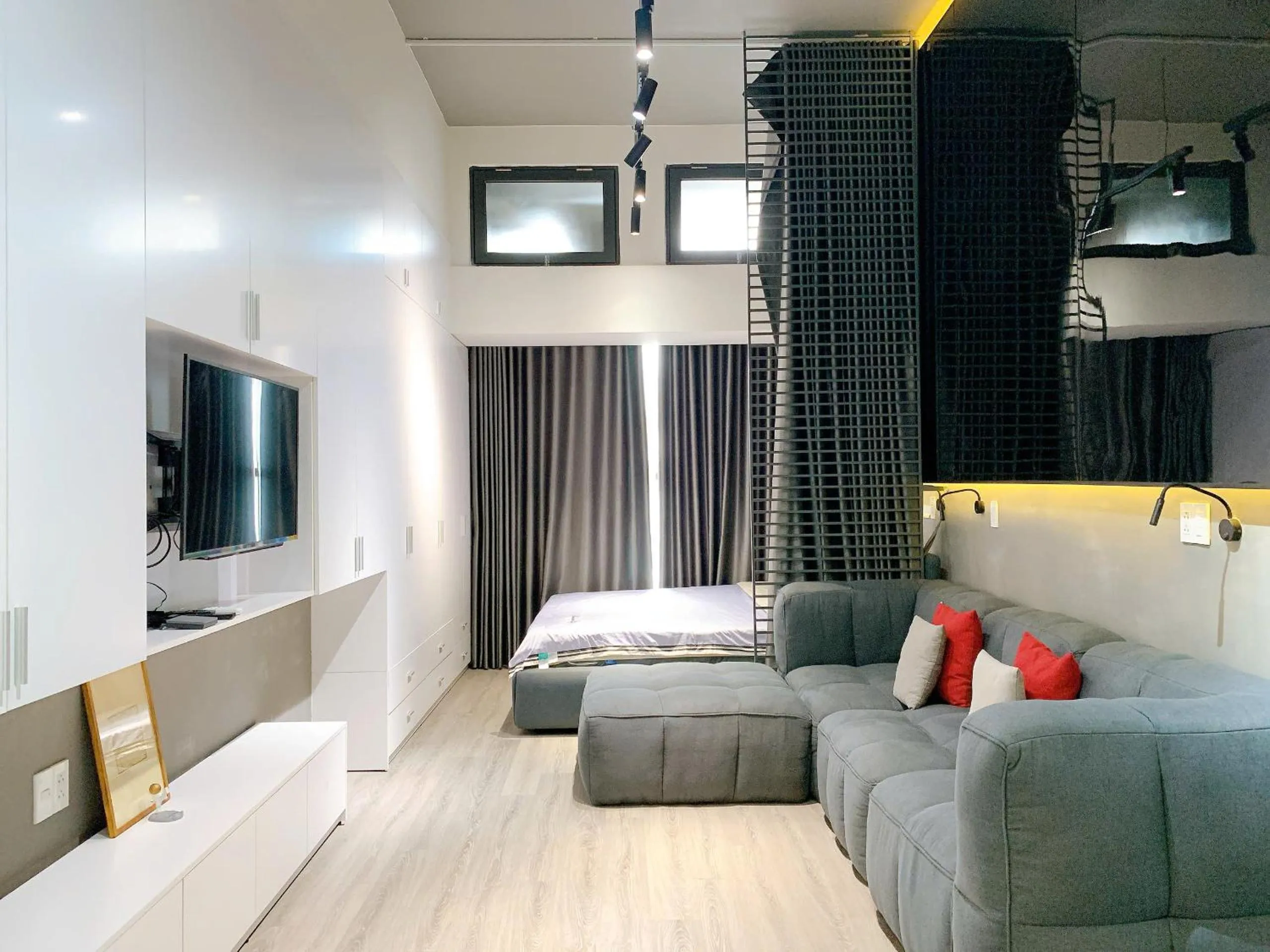 Bed in The Sun Avenue Serviced Apartment