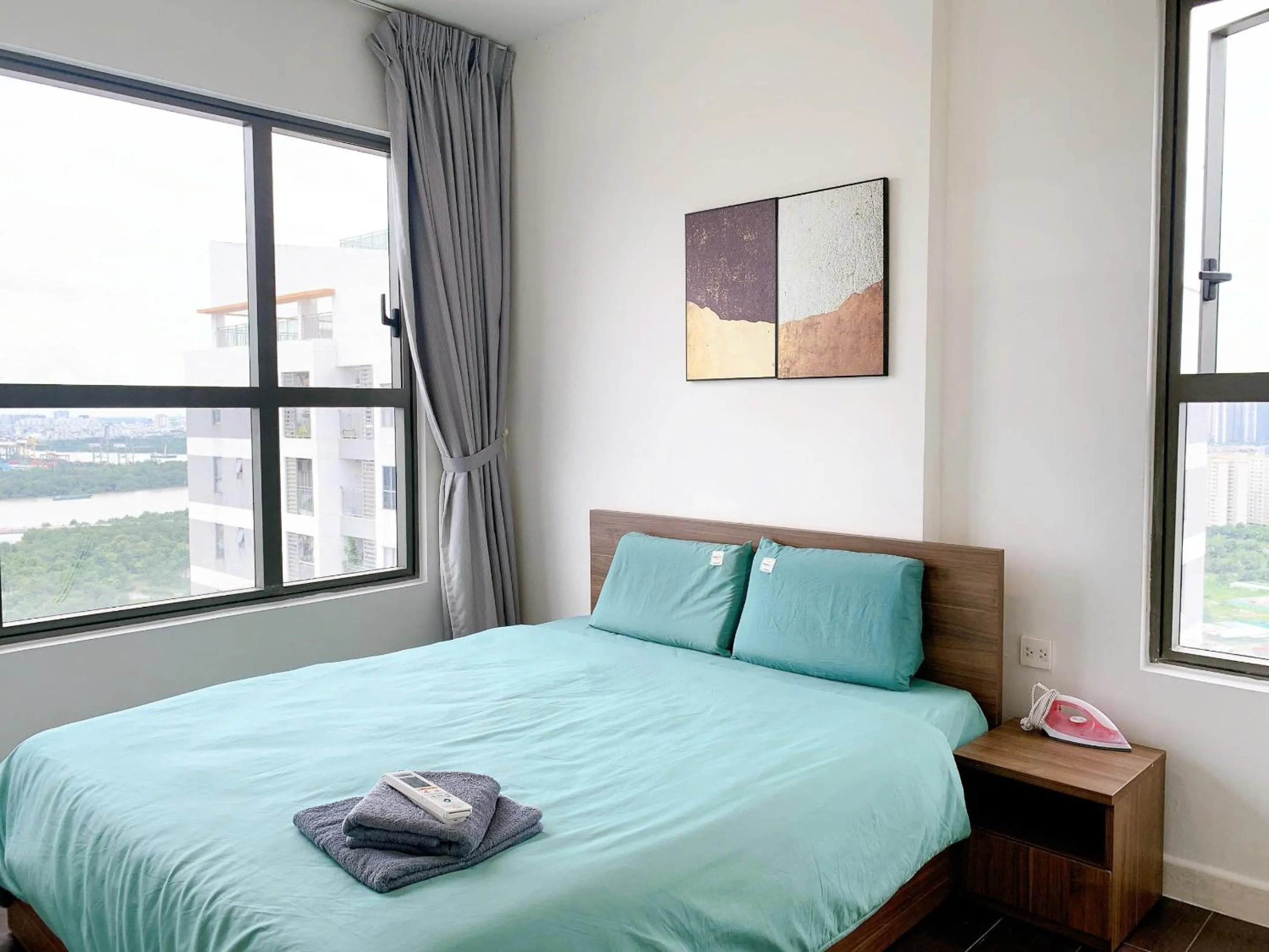 Bed in The Sun Avenue Serviced Apartment
