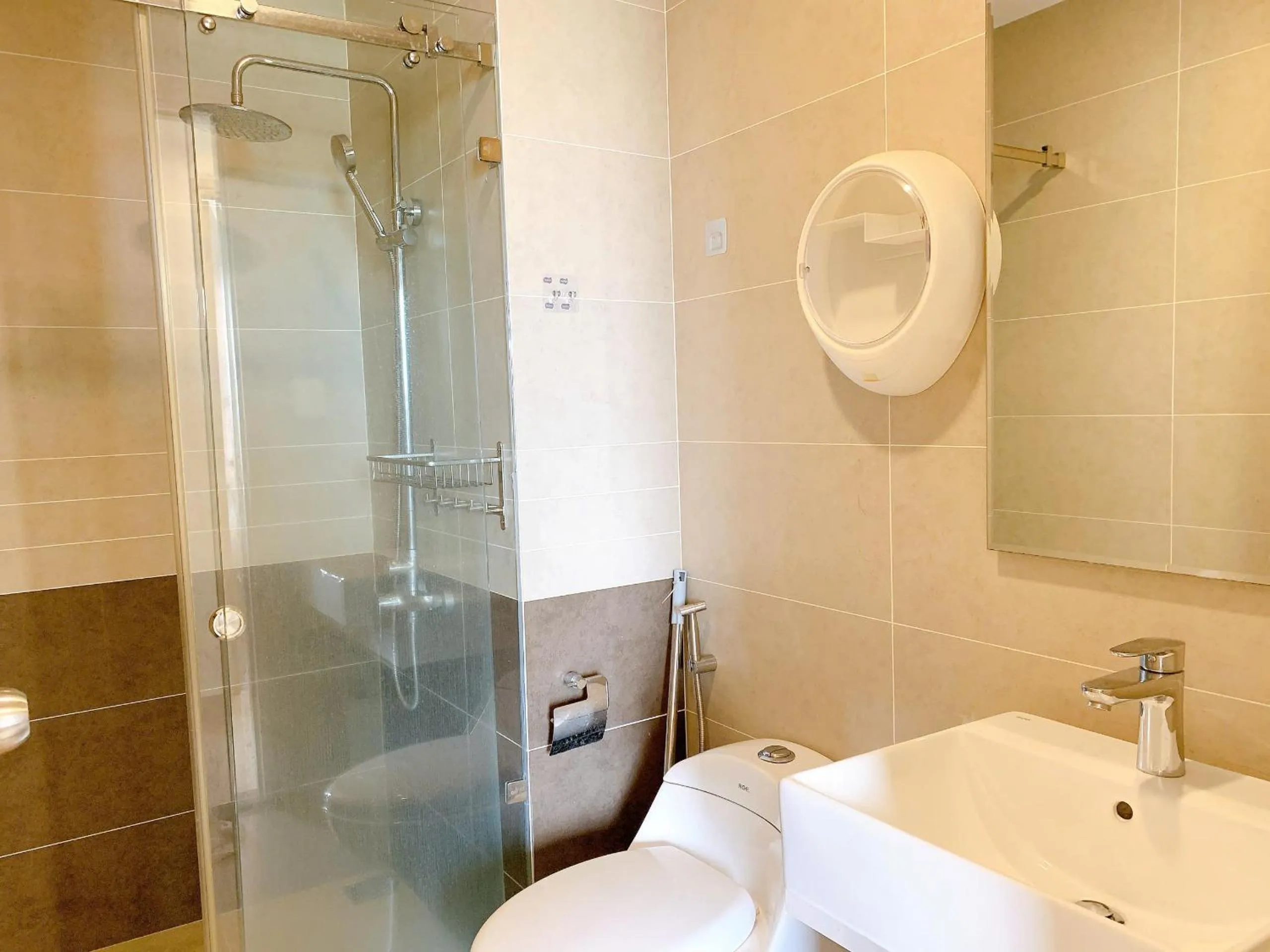Shower in The Sun Avenue Serviced Apartment