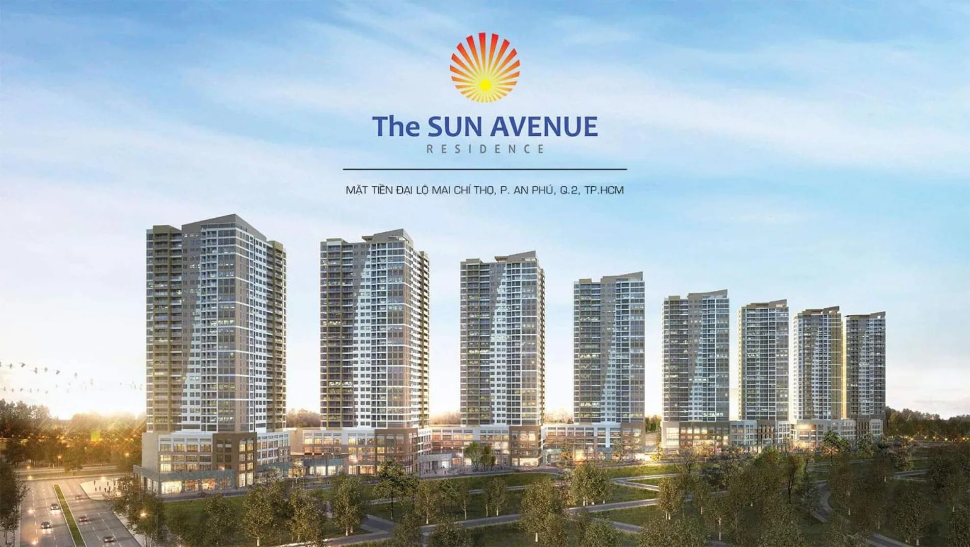 Property building in The Sun Avenue Serviced Apartment