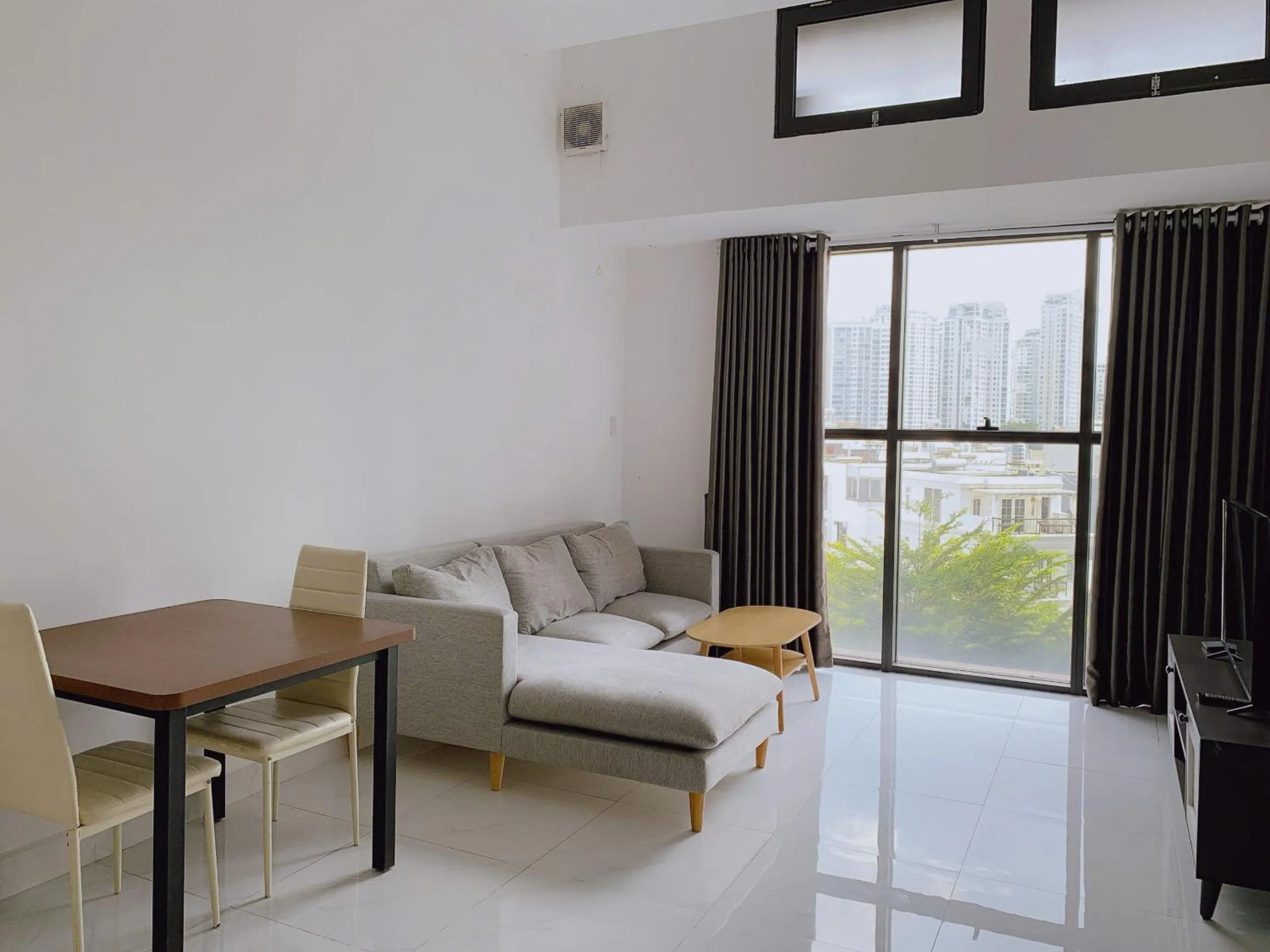 Living room in The Sun Avenue Serviced Apartment