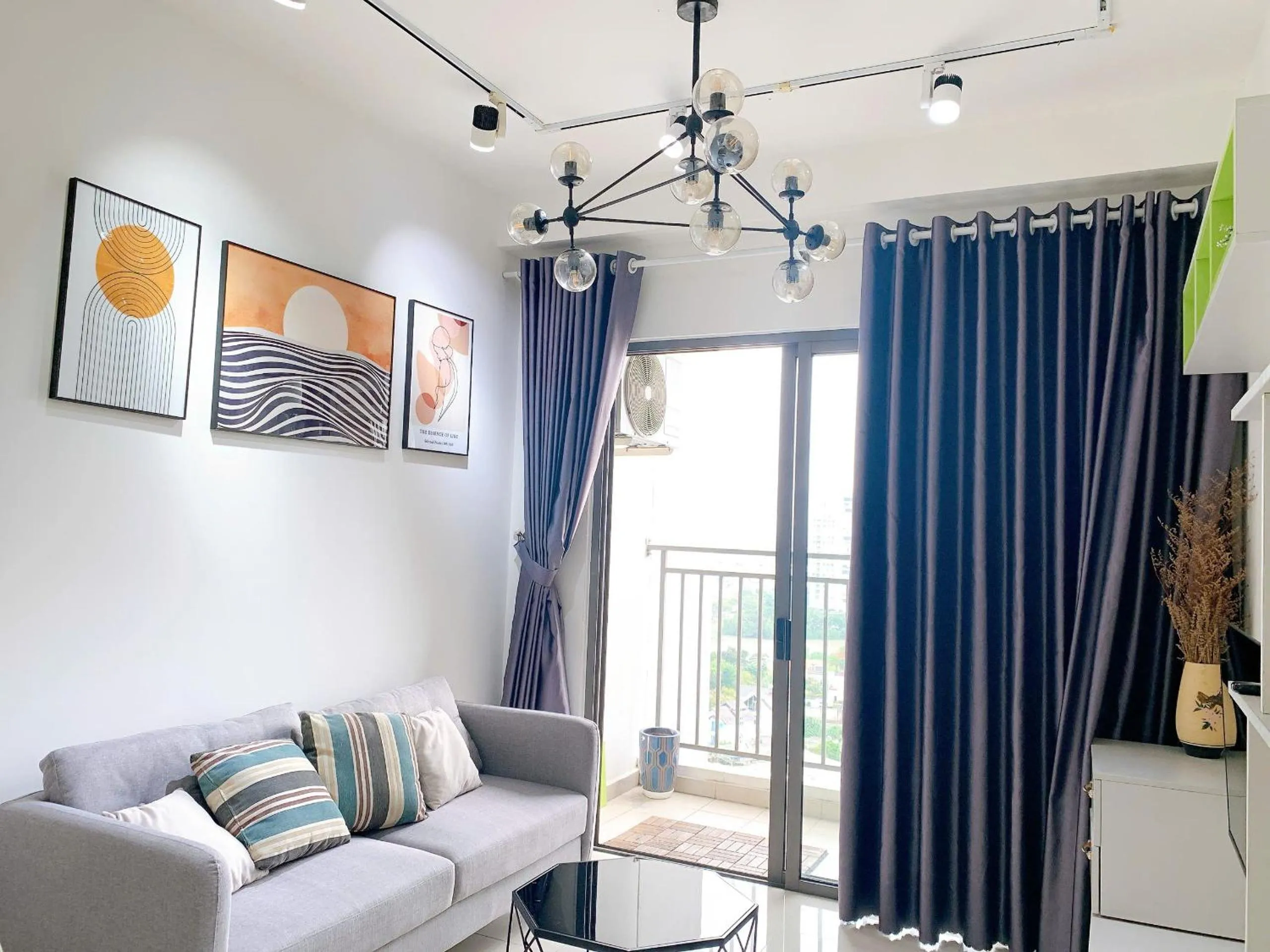 Living room in The Sun Avenue Serviced Apartment