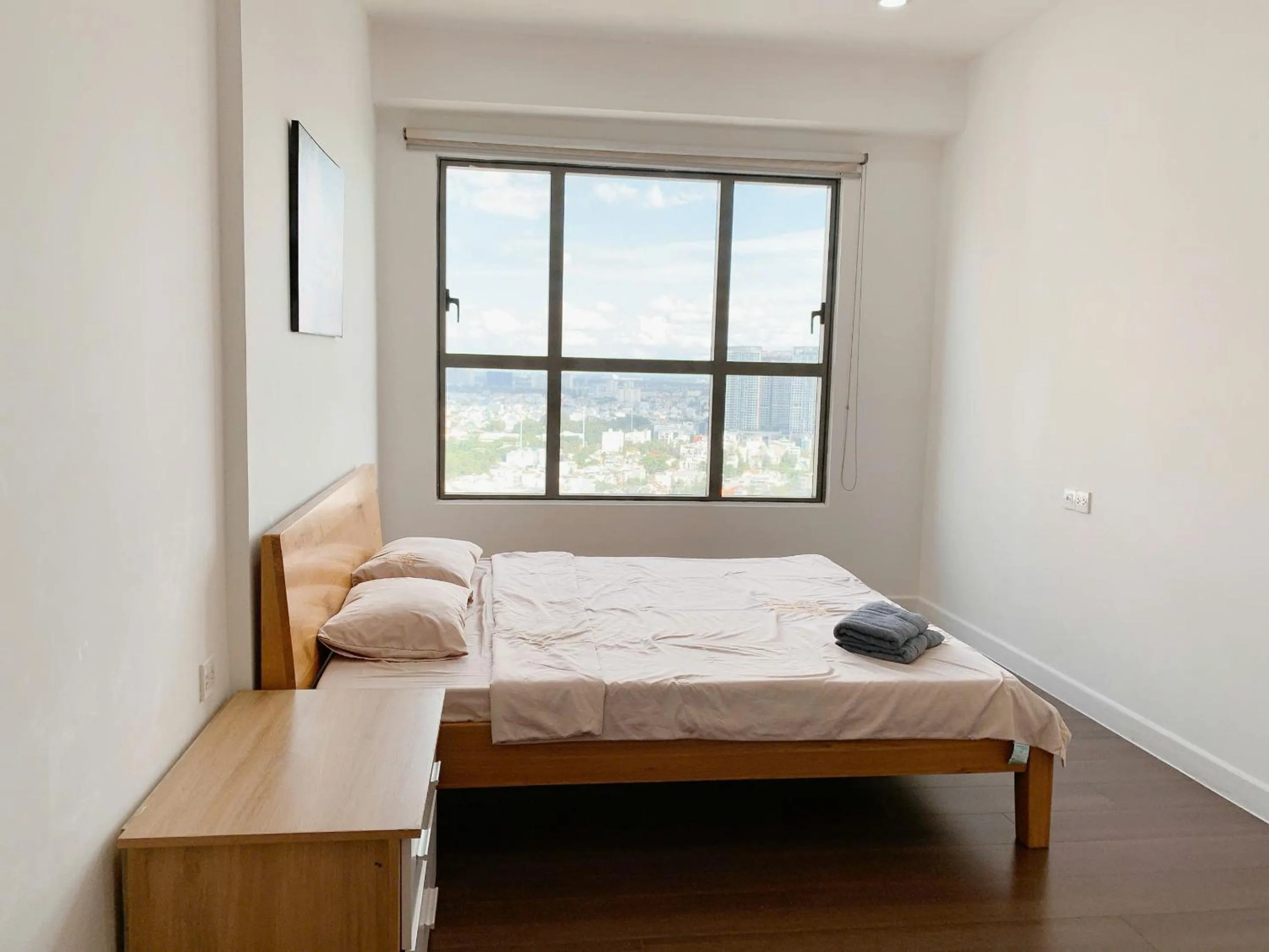 Bed in The Sun Avenue Serviced Apartment