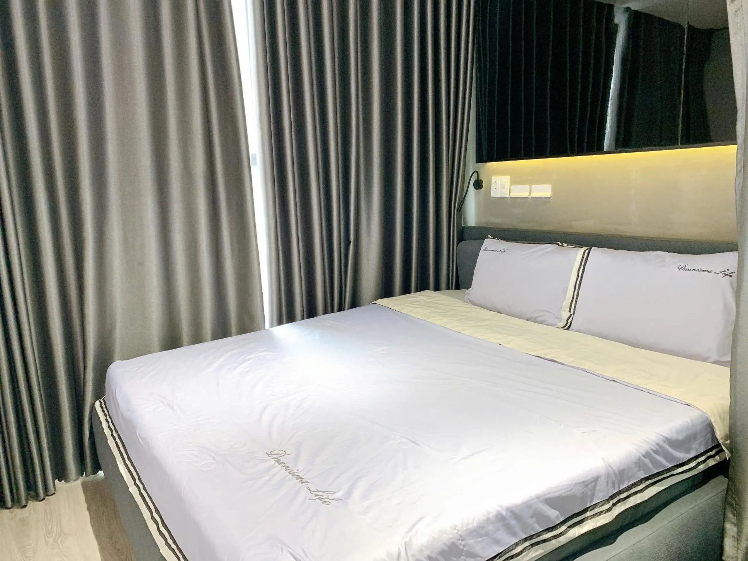 Bed in The Sun Avenue Serviced Apartment