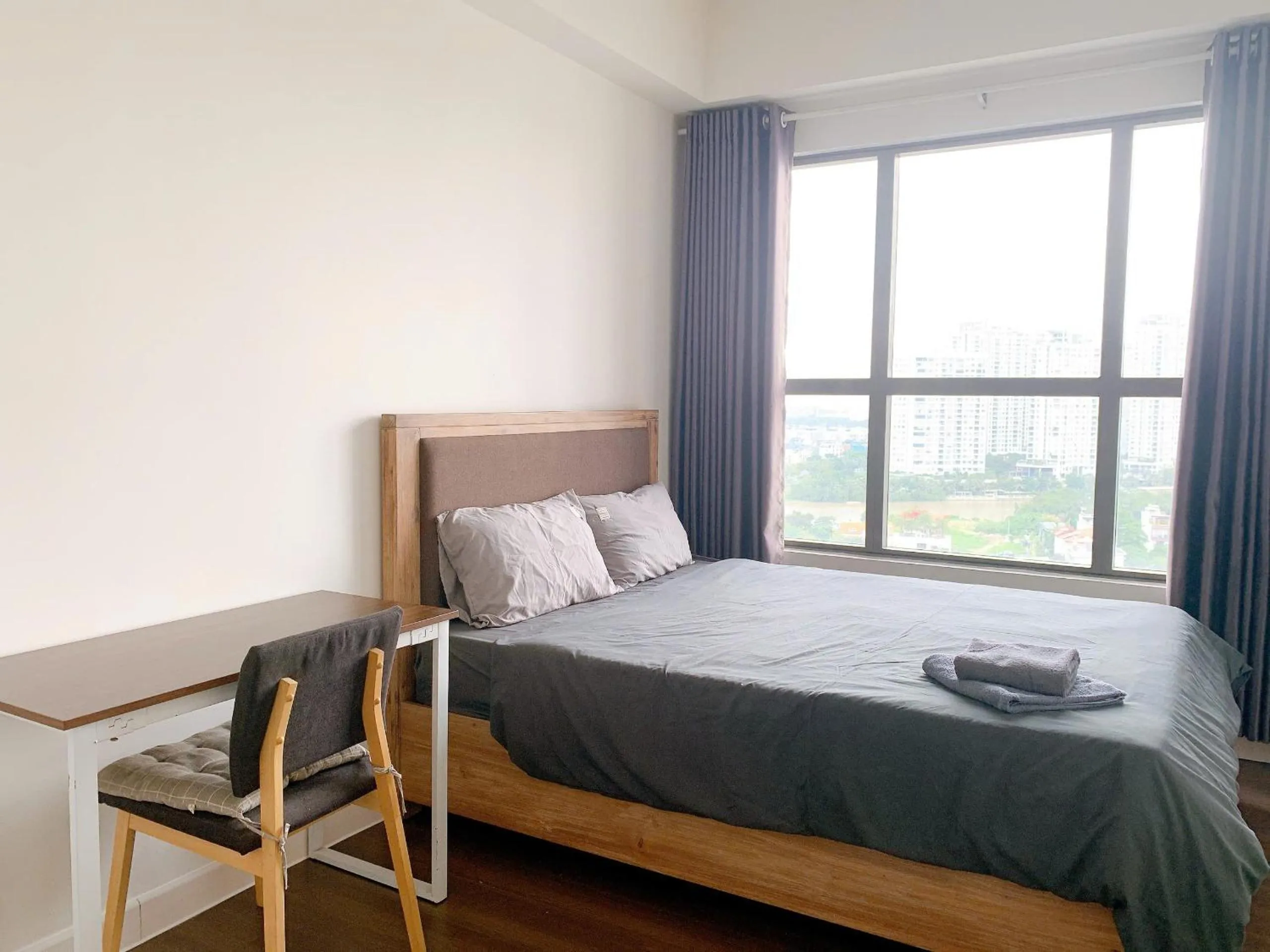 Bed in The Sun Avenue Serviced Apartment