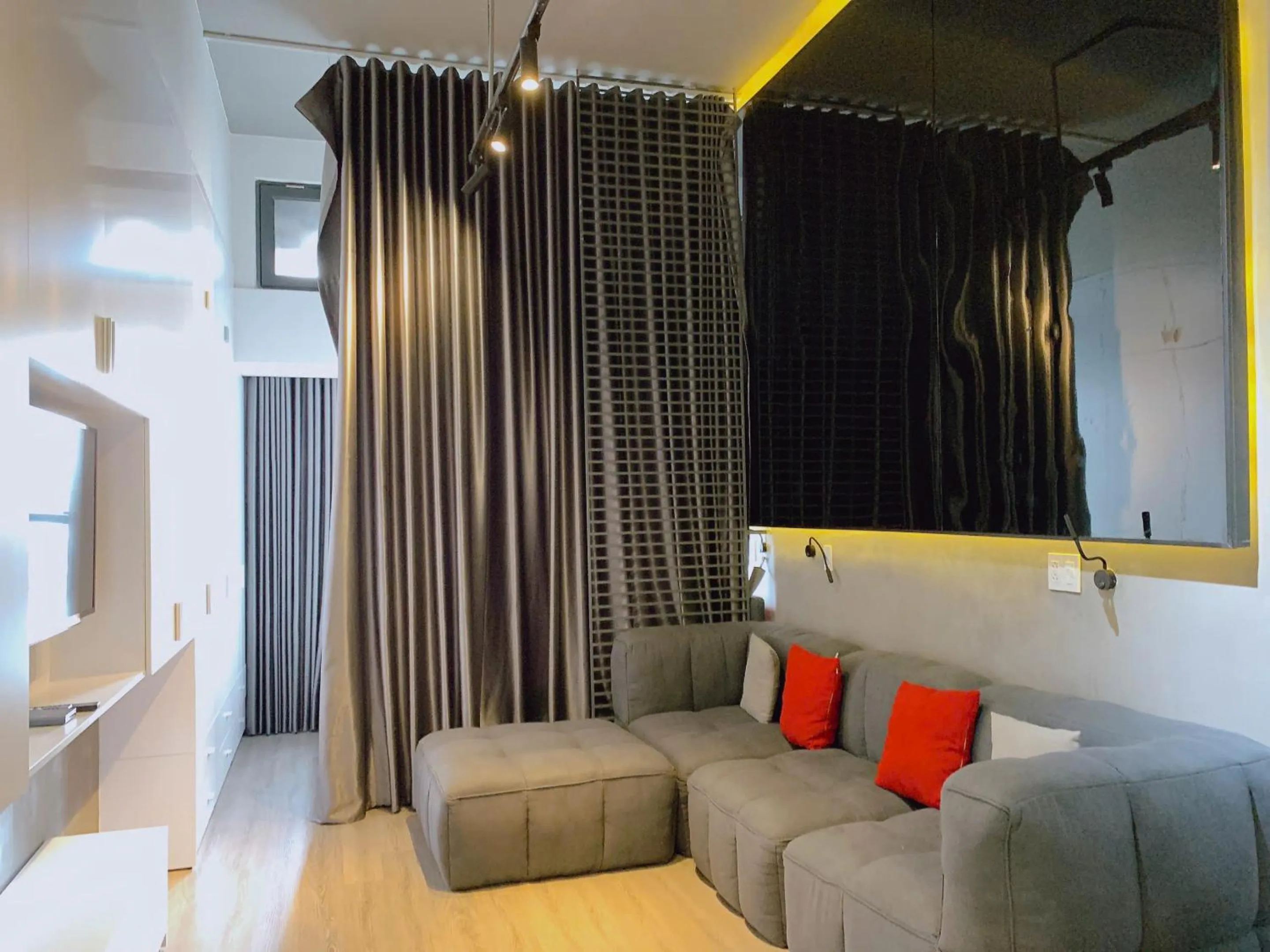 Living room in The Sun Avenue Serviced Apartment