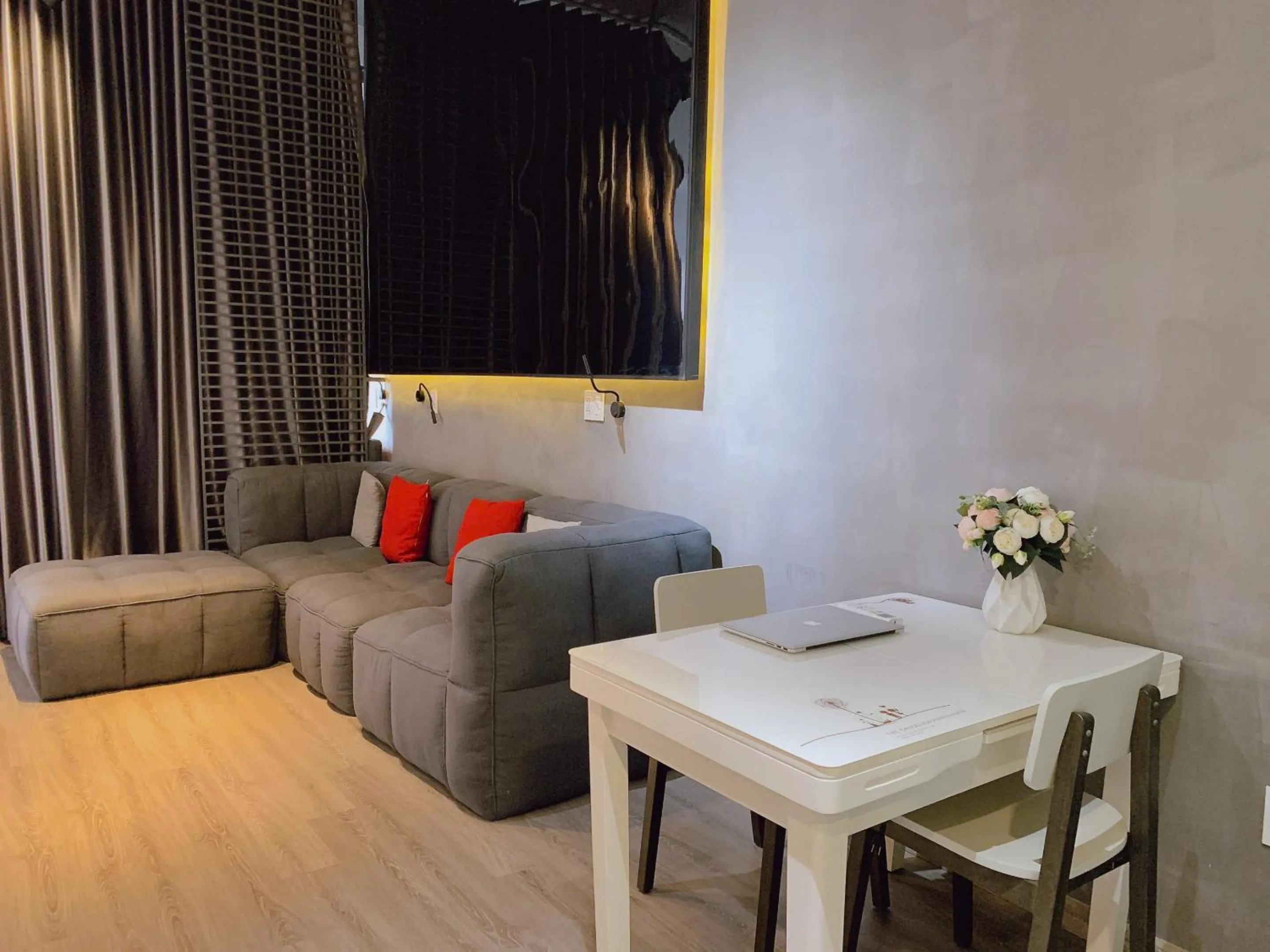 Living room in The Sun Avenue Serviced Apartment