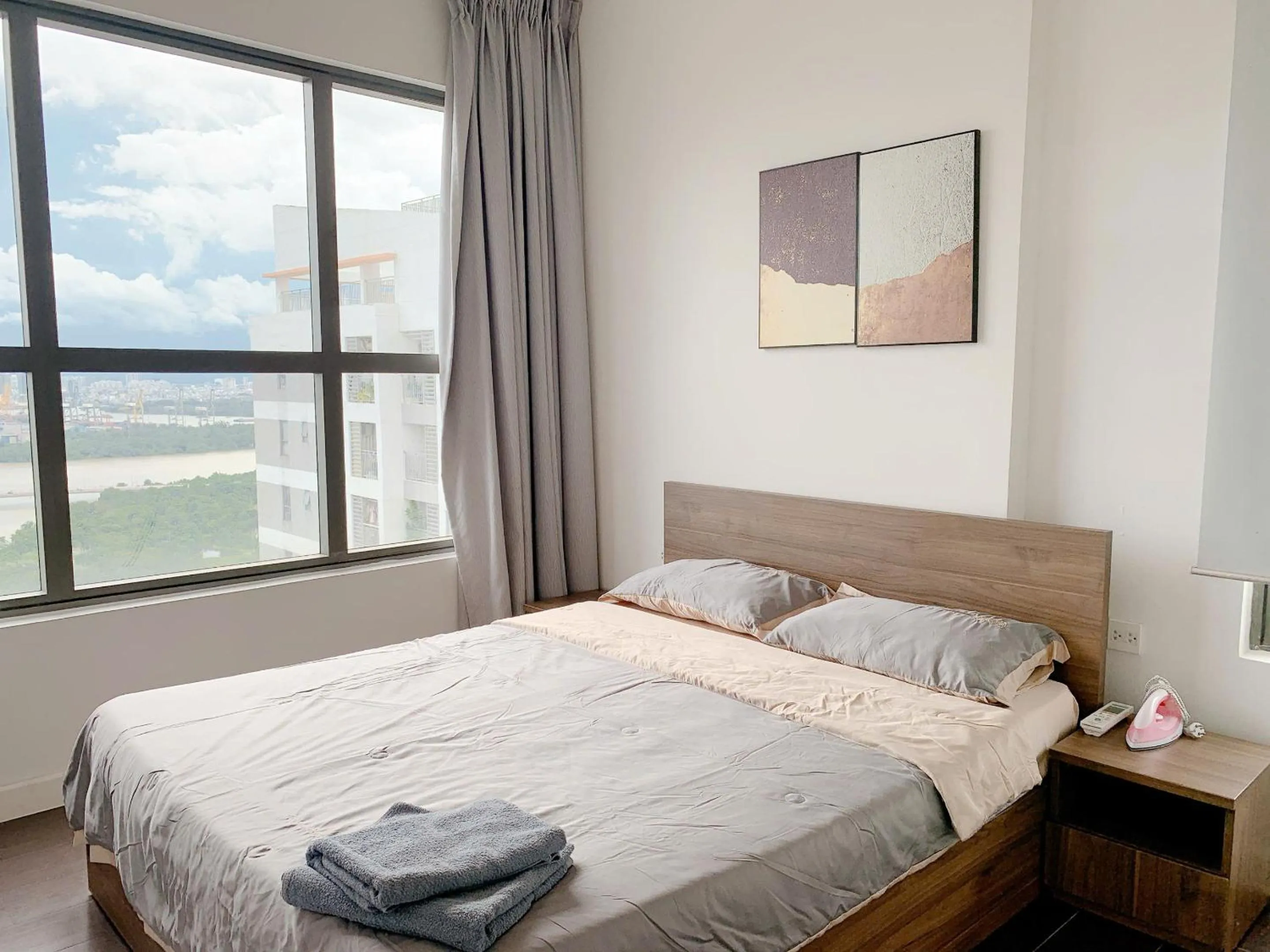 Bed in The Sun Avenue Serviced Apartment