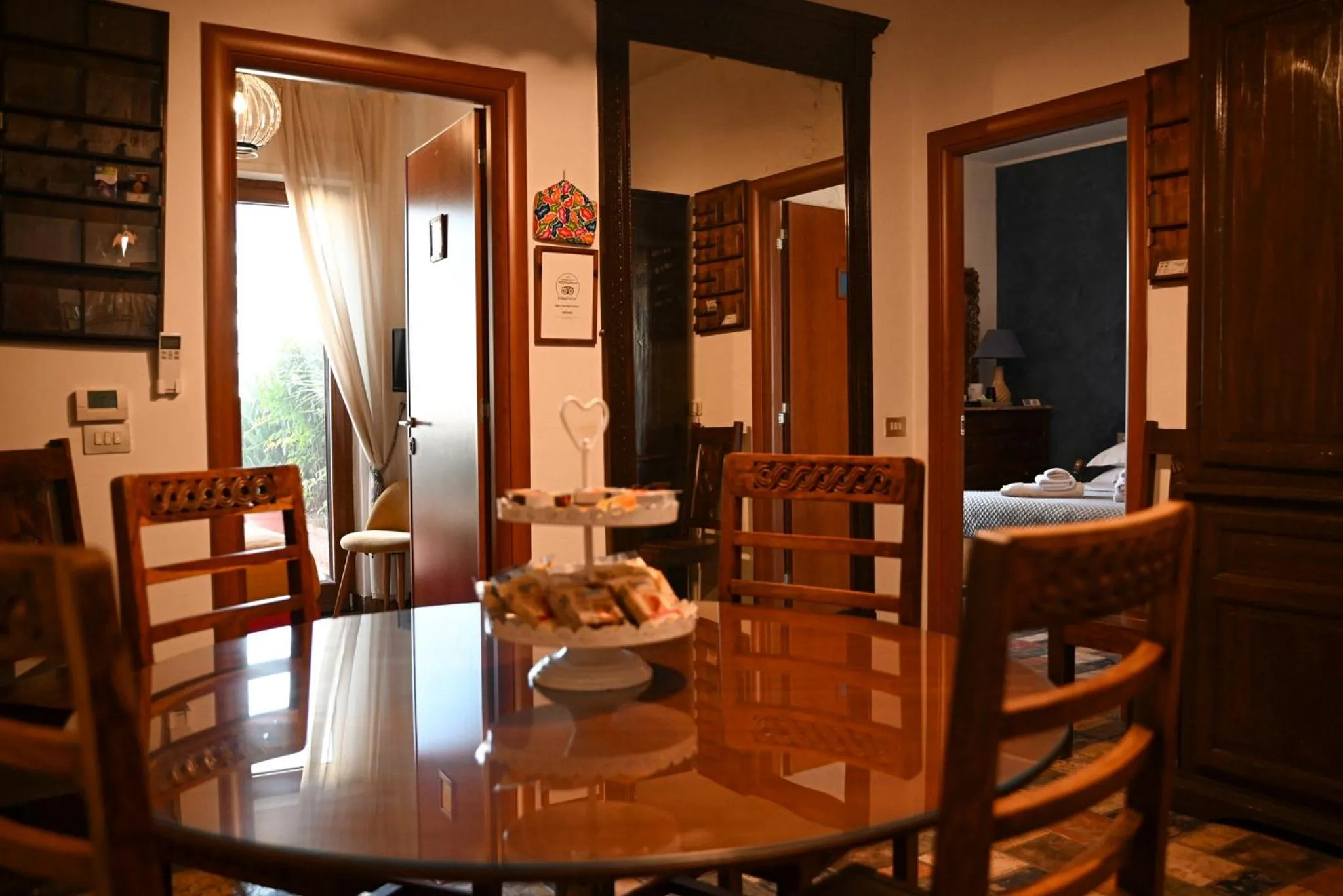 Living room in B&B Casamiranapoli