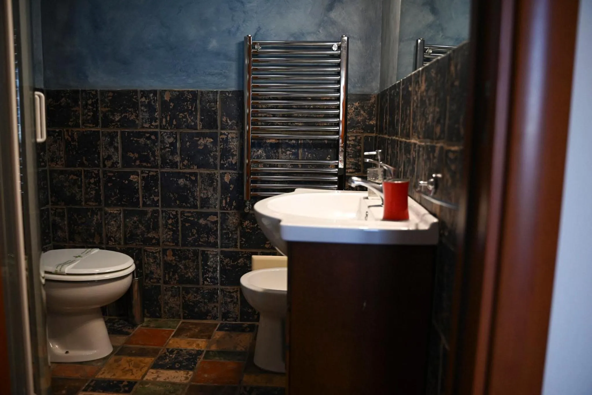 Toilet in B&B Casamiranapoli