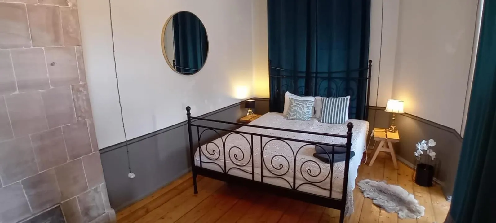 Bed in Roberta Hercberga Apartamenti