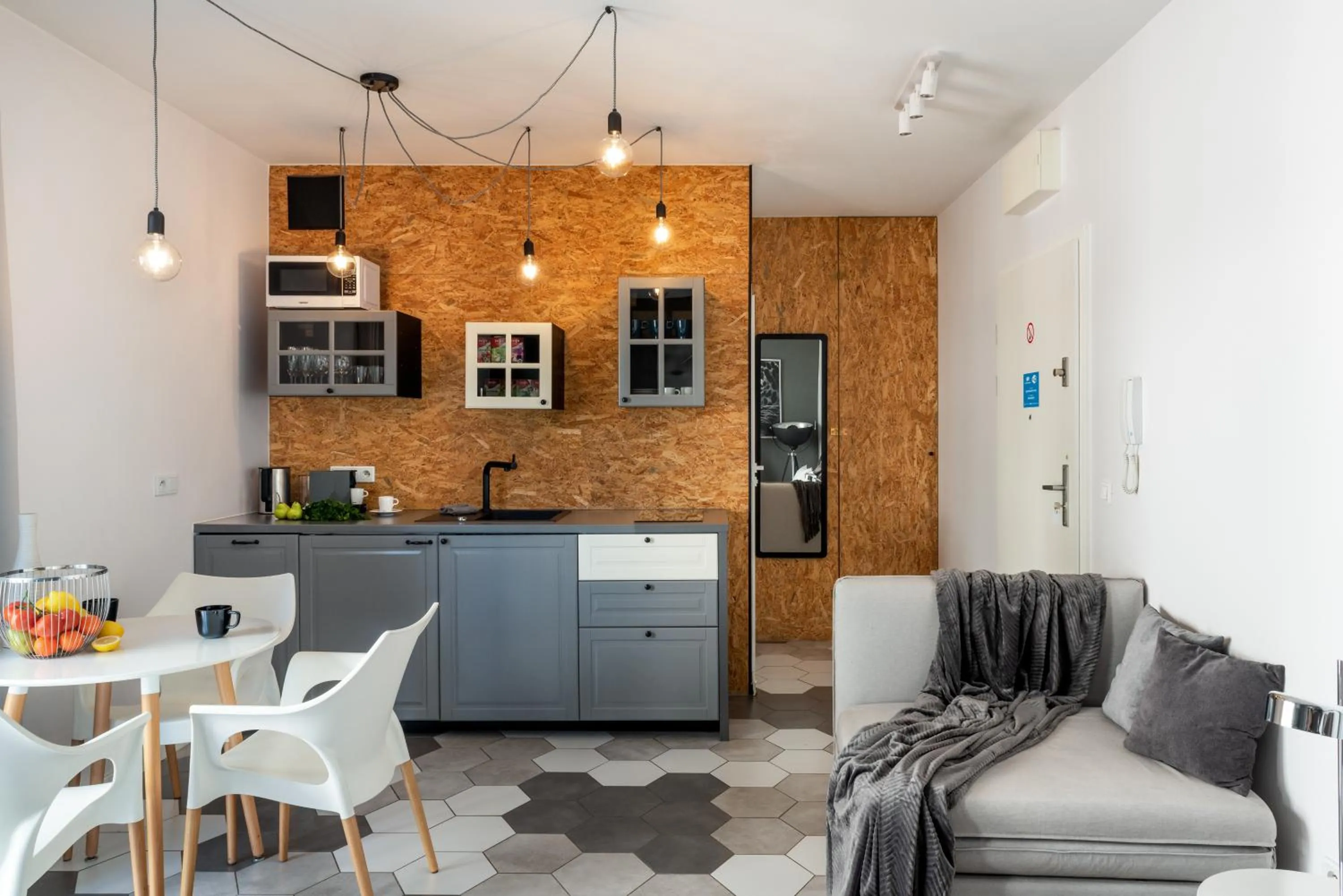 Kitchen or kitchenette in apartamenty-wroc Kurkowa 14