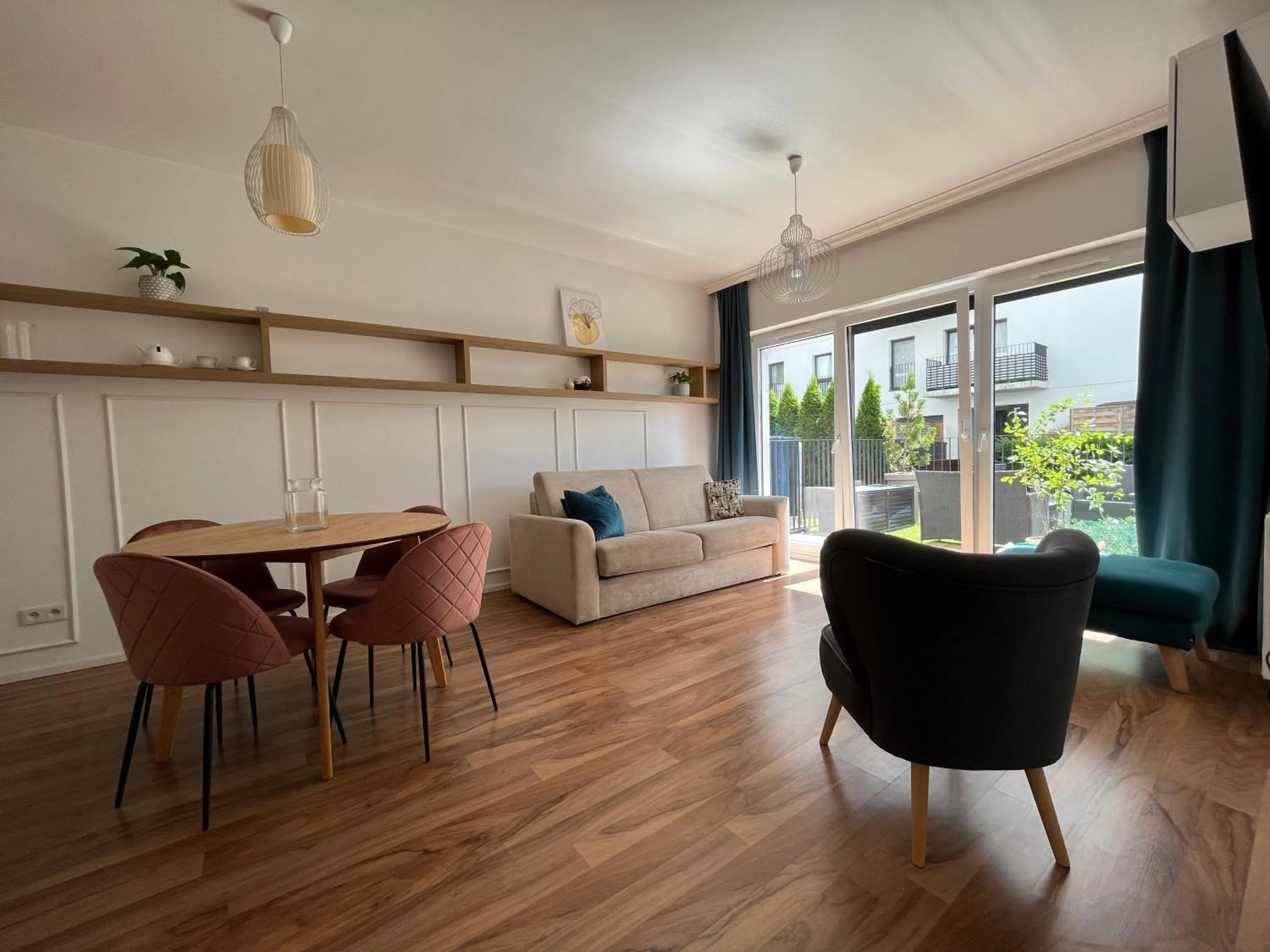 Balcony/Terrace in apartamenty-wroc Kurkowa 14