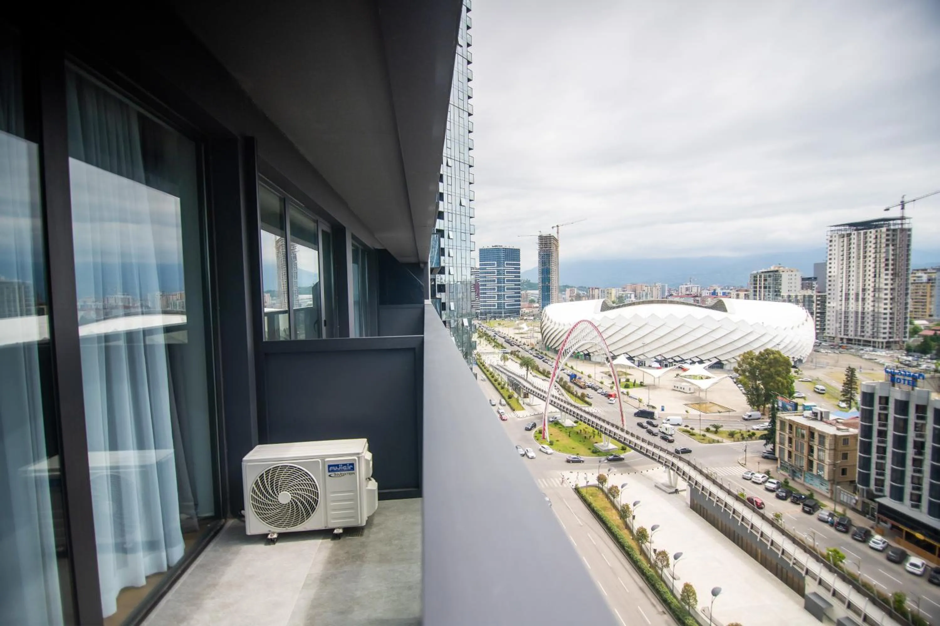 City view in Blue Sky Apart-Hotel Batumi