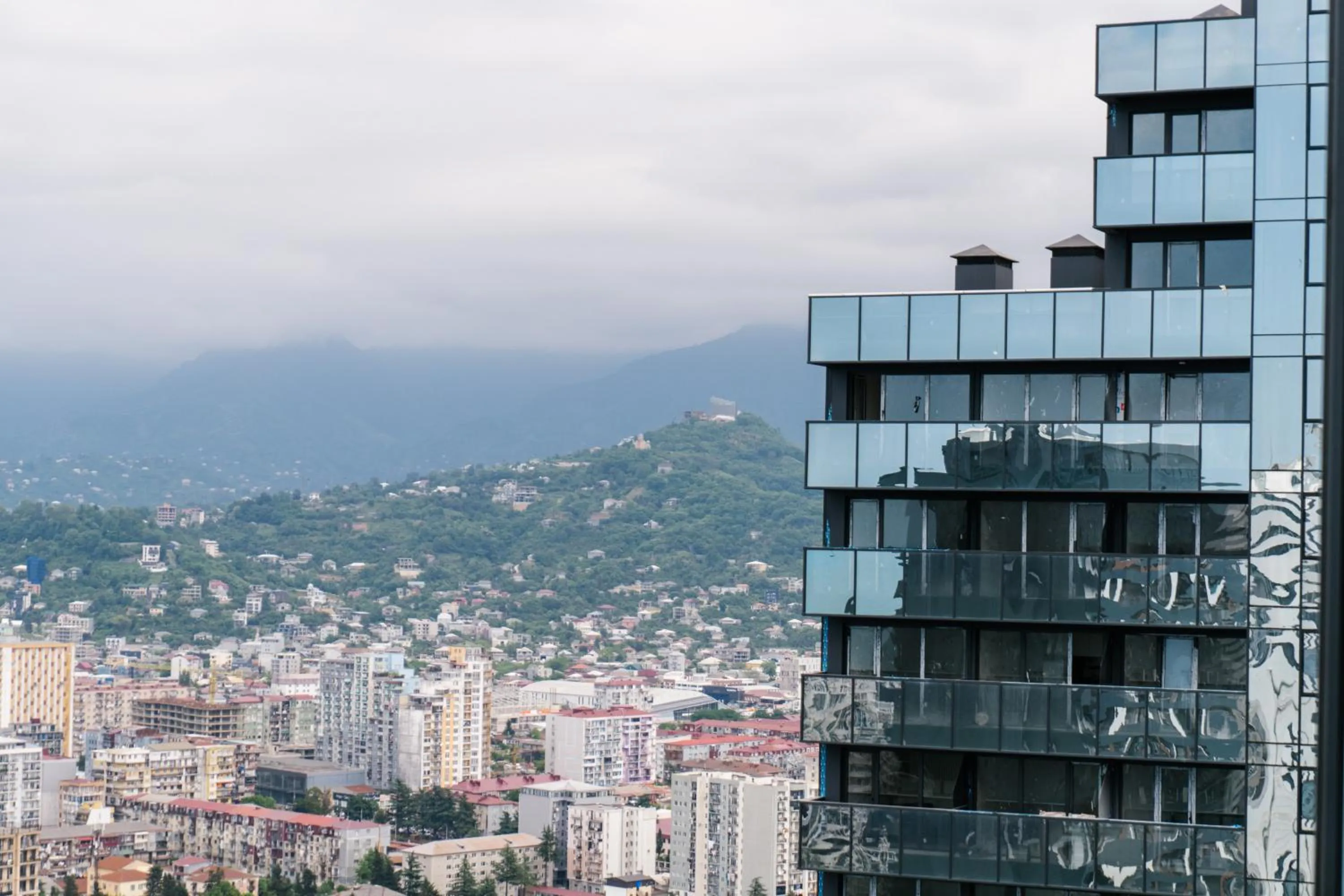 Property building in Blue Sky Apart-Hotel Batumi