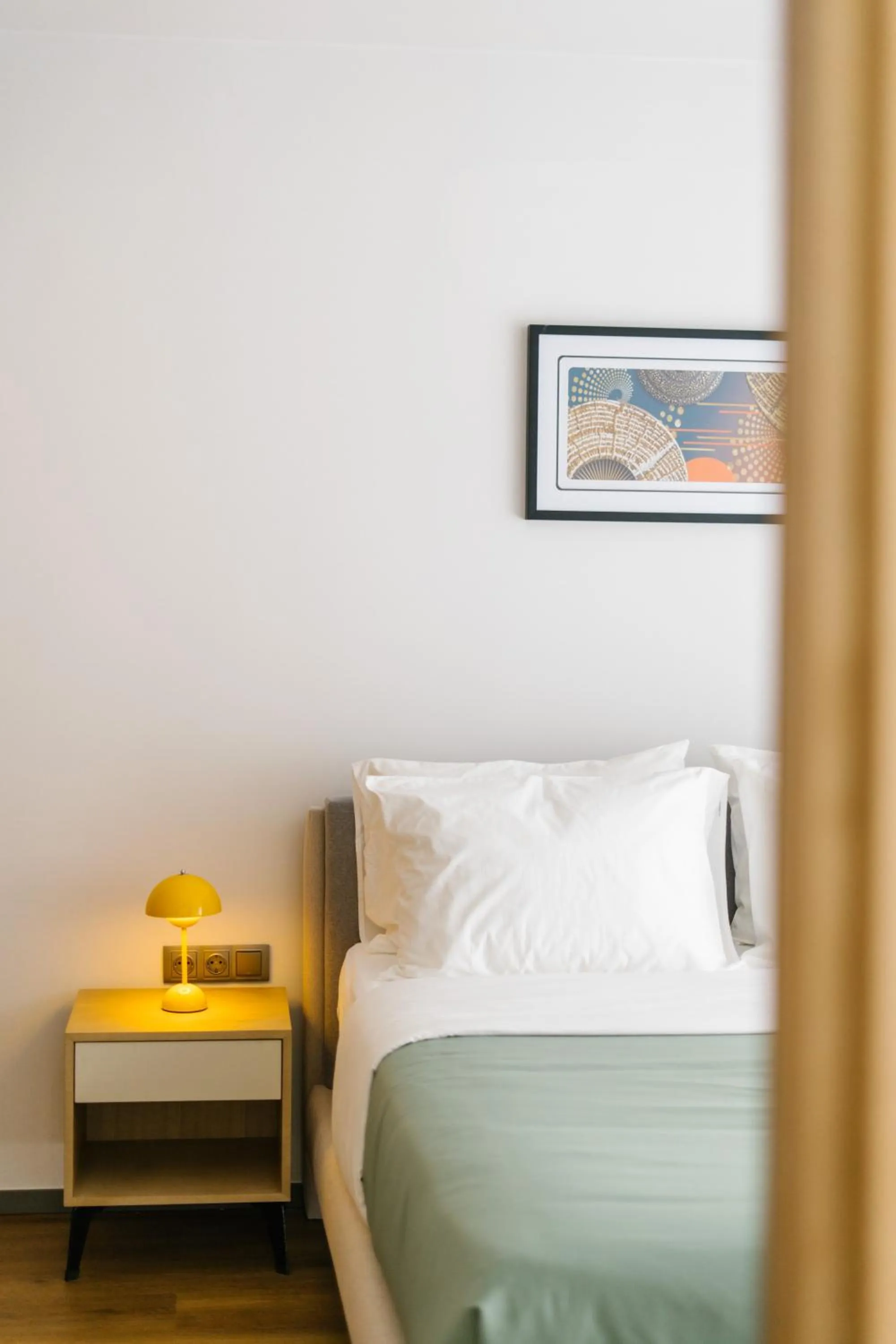 Bed in Blue Sky Apart-Hotel Batumi