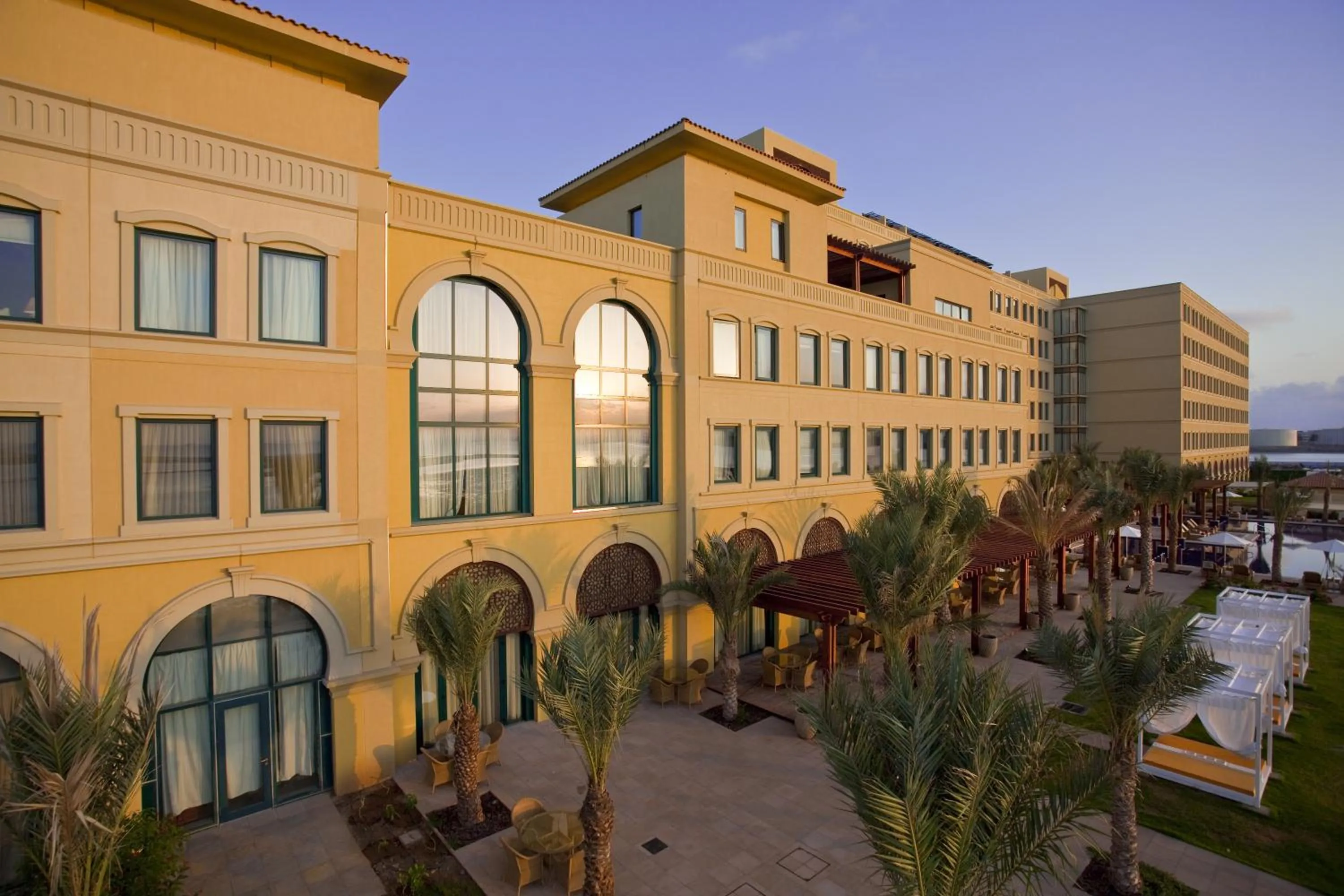 Pool view in Djibouti Palace Kempinski