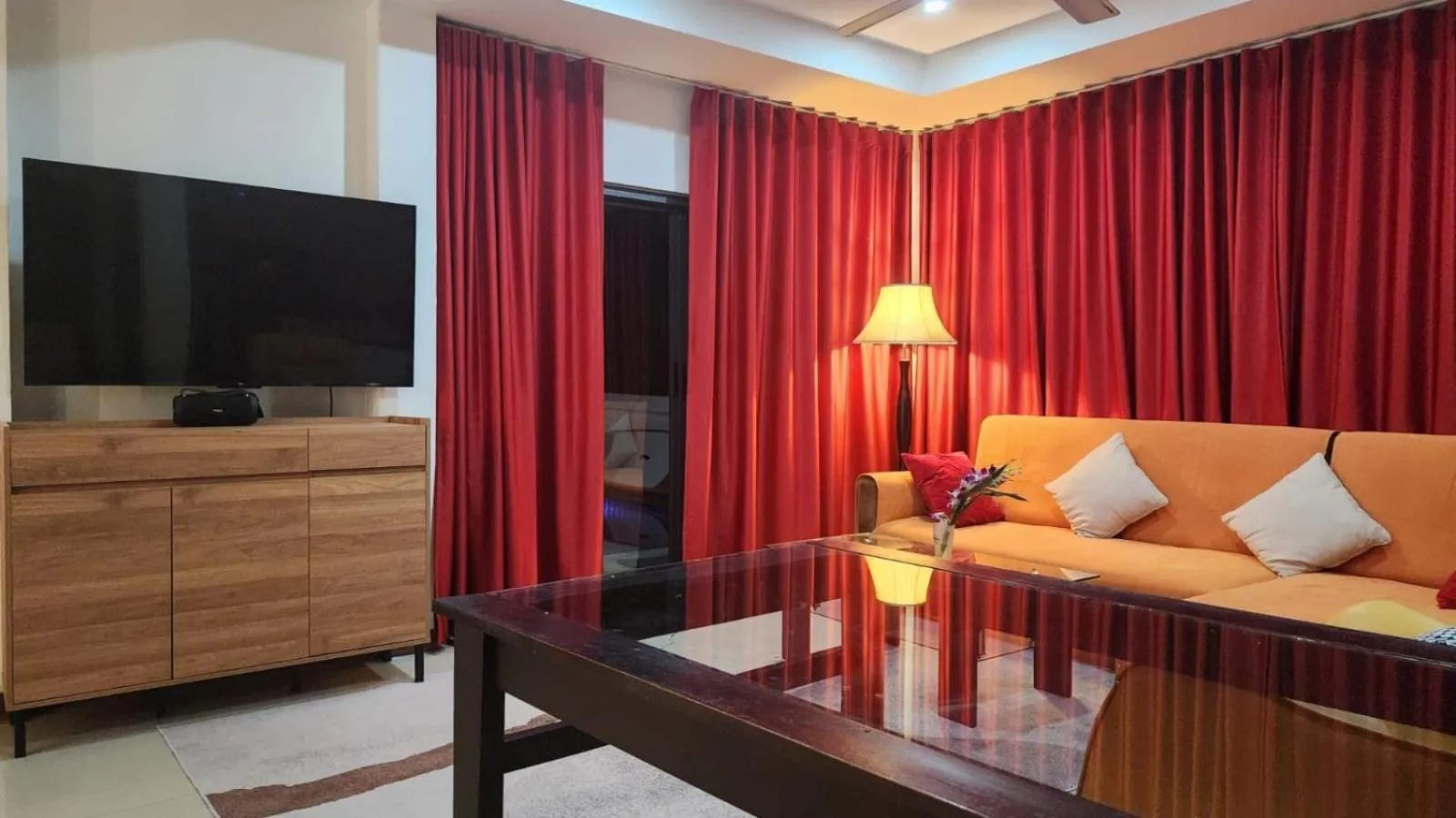 Living room in Villa Whitney