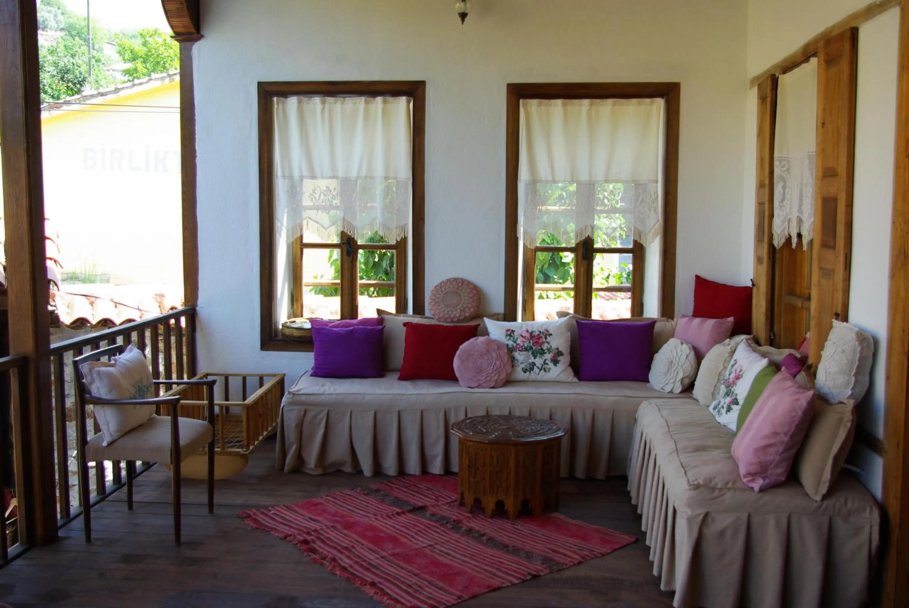 Balcony/Terrace in Birgi Hotel Saliha Hanim Tas Konak