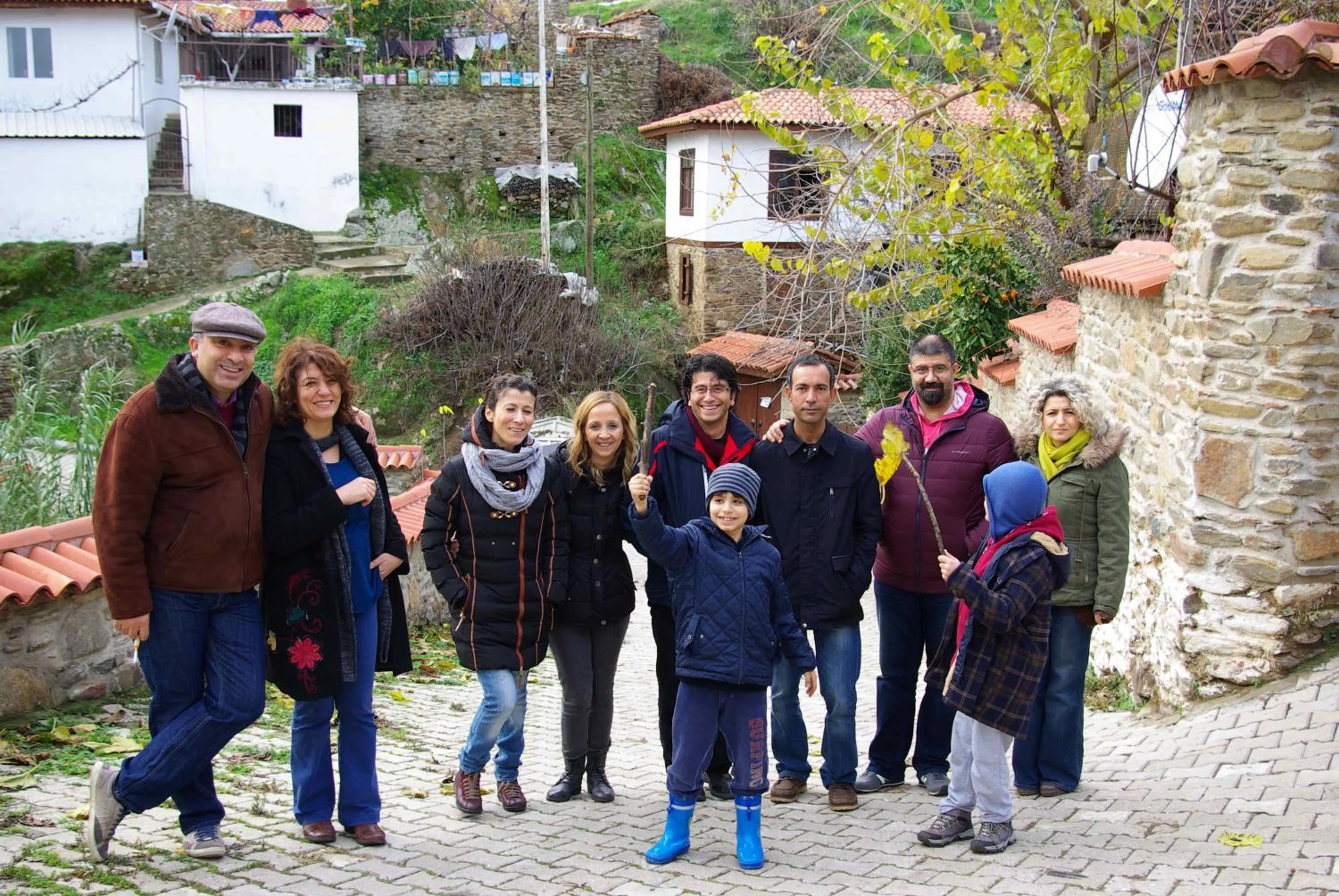 Family in Birgi Hotel Saliha Hanim Tas Konak