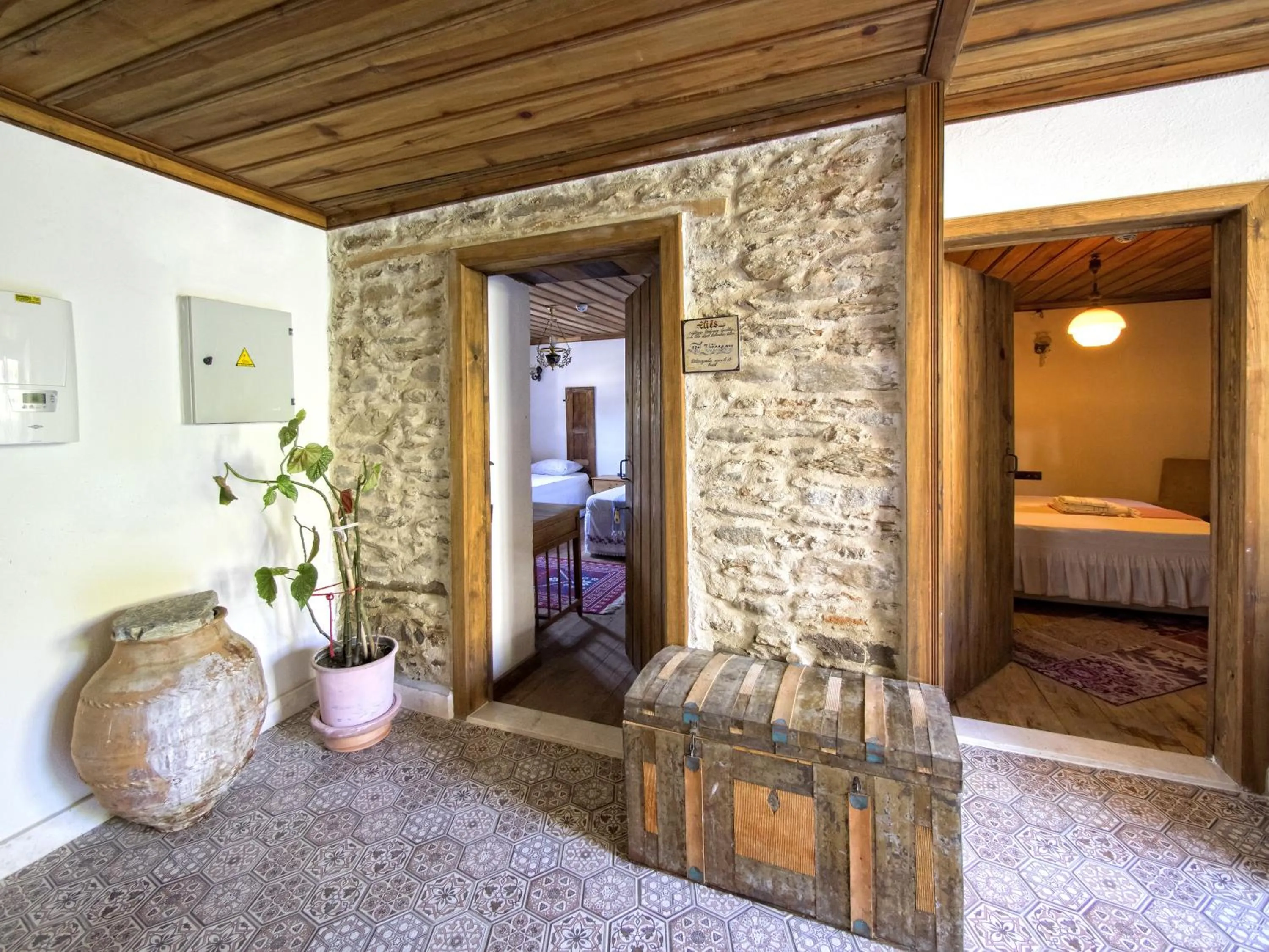 Decorative detail in Birgi Hotel Saliha Hanim Tas Konak