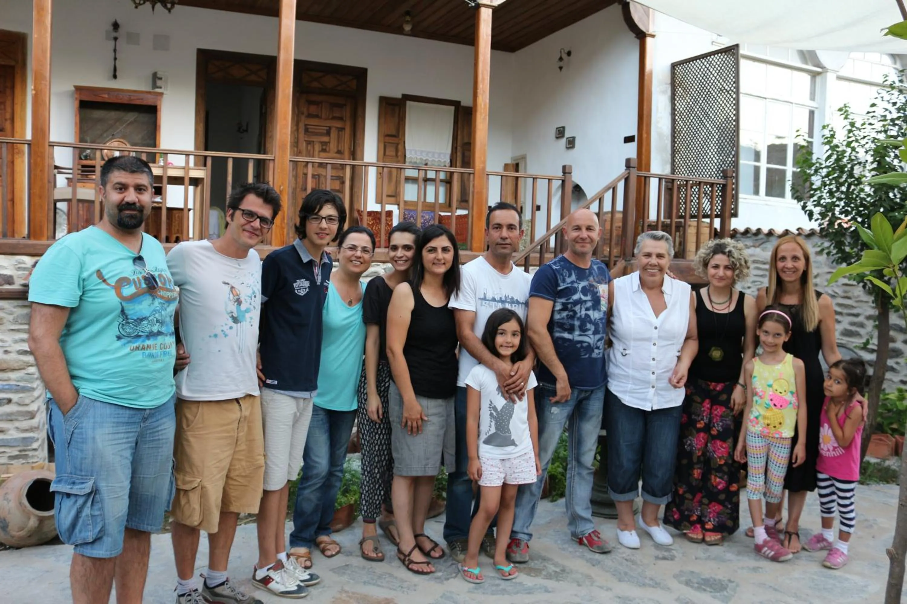 Guests in Birgi Hotel Saliha Hanim Tas Konak