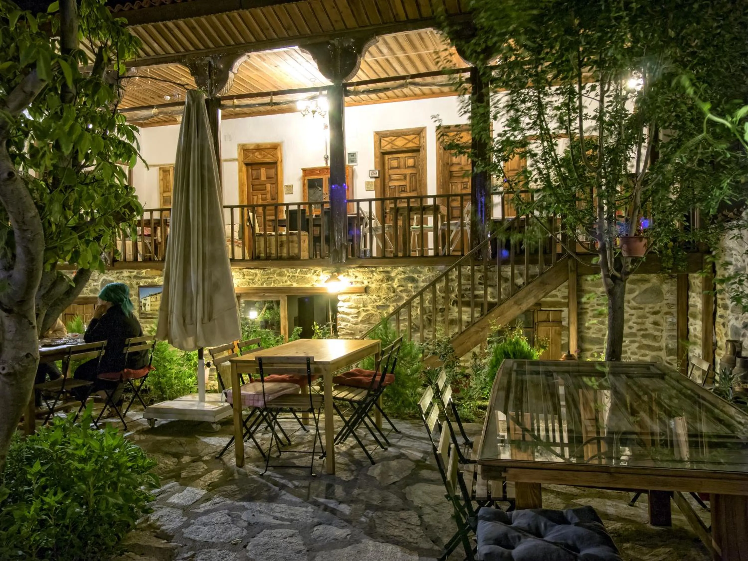 Garden view in Birgi Hotel Saliha Hanim Tas Konak