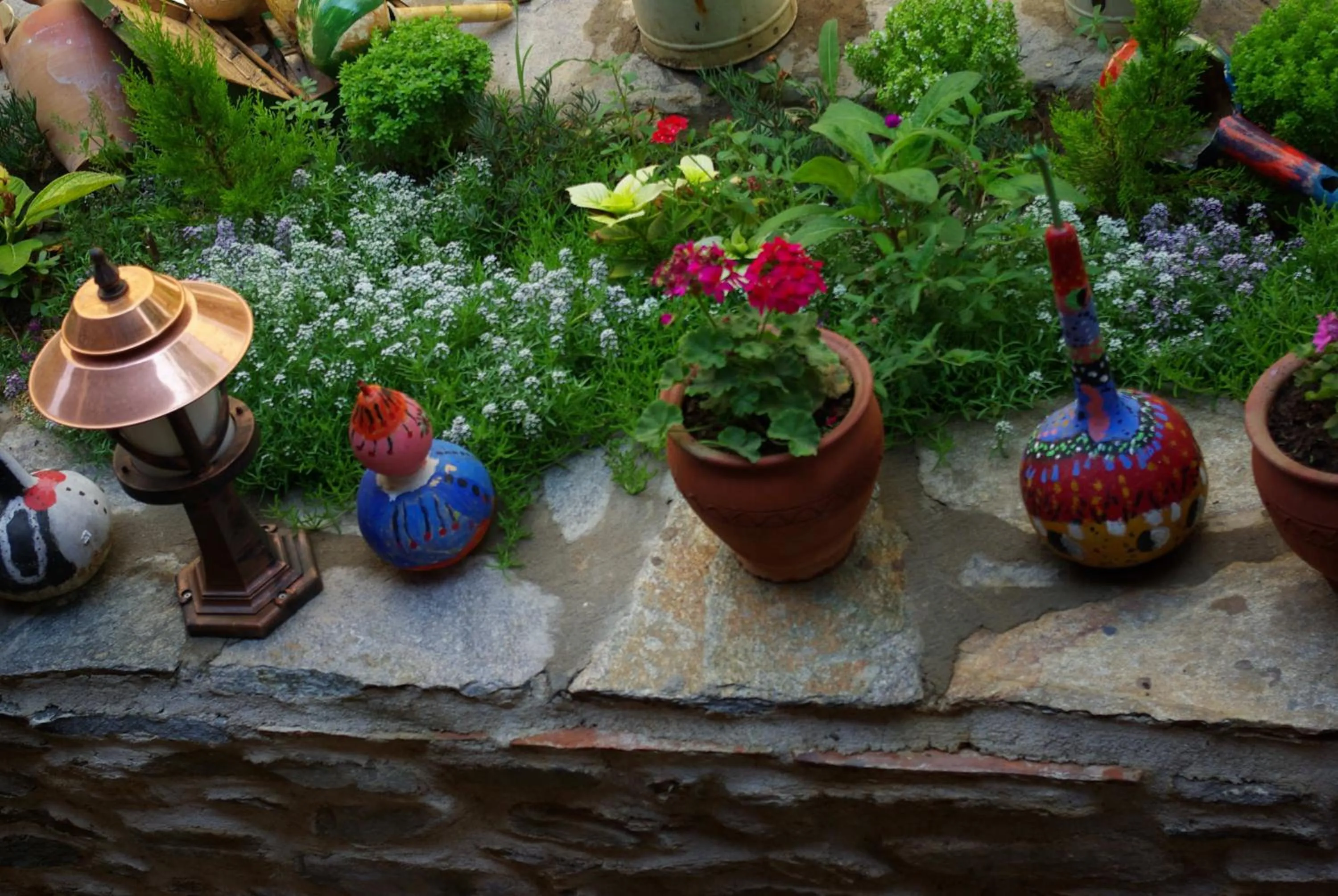 Garden in Birgi Hotel Saliha Hanim Tas Konak