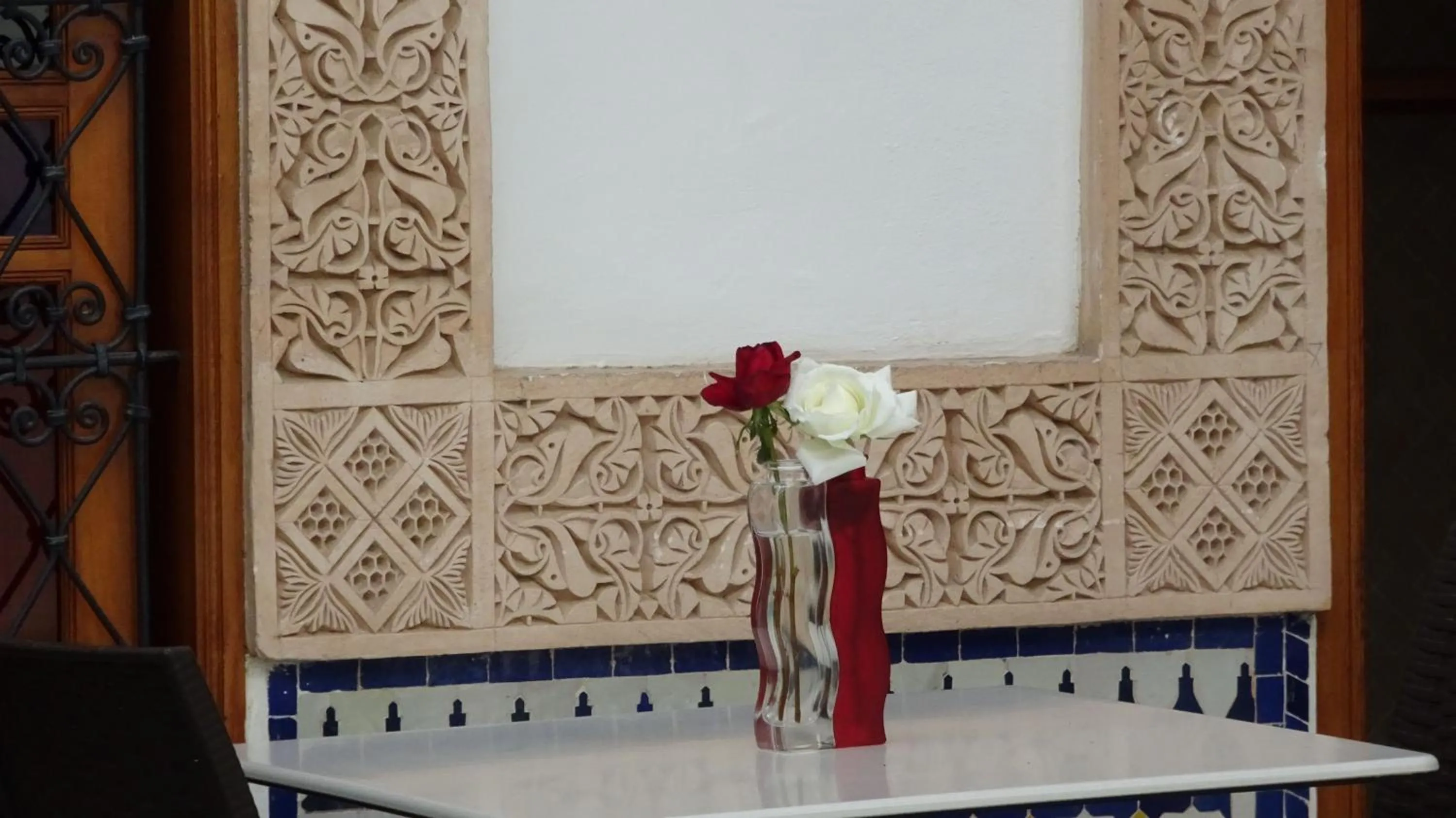 Decorative detail in Riad Sabah