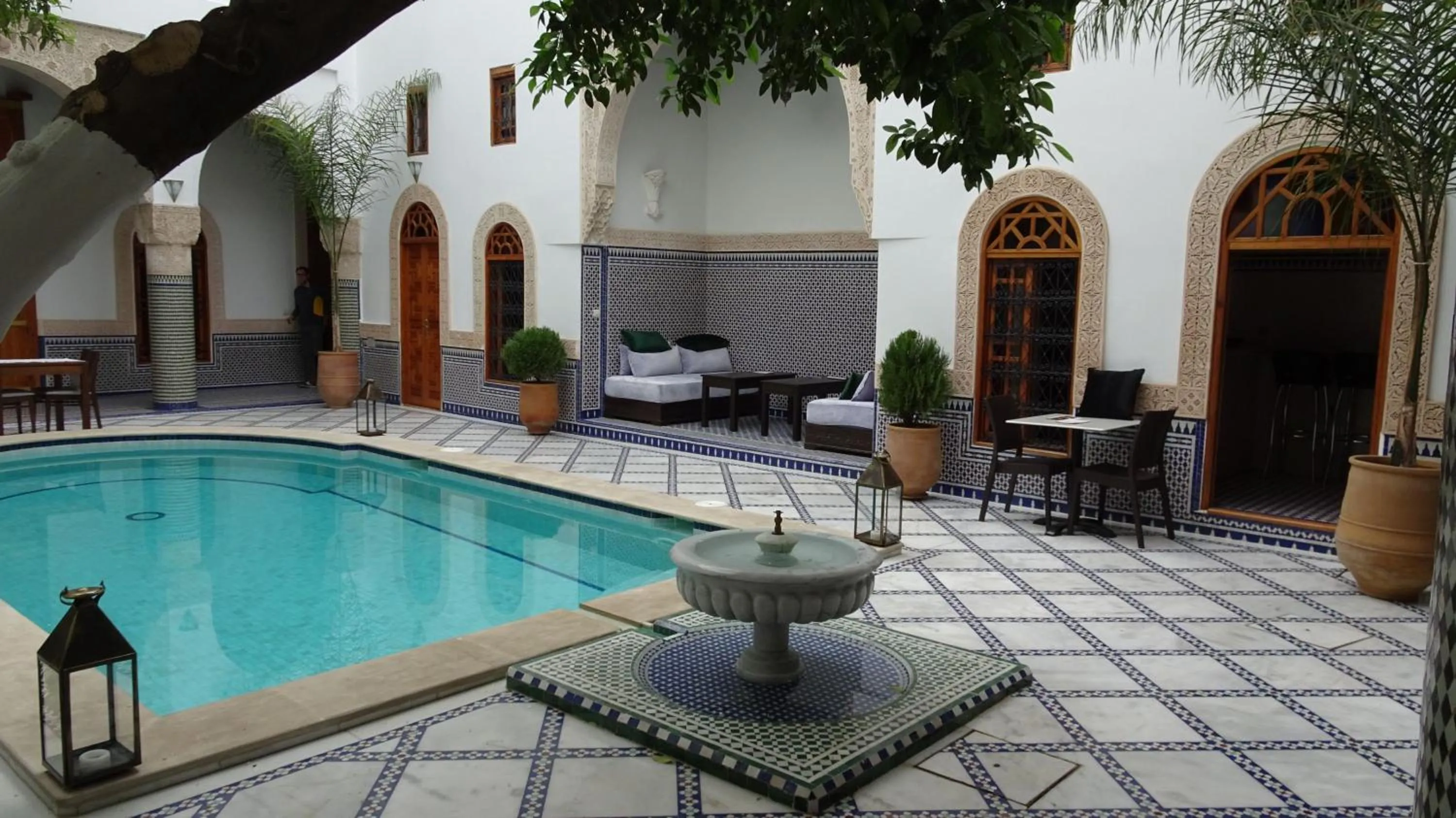 Swimming pool in Riad Sabah