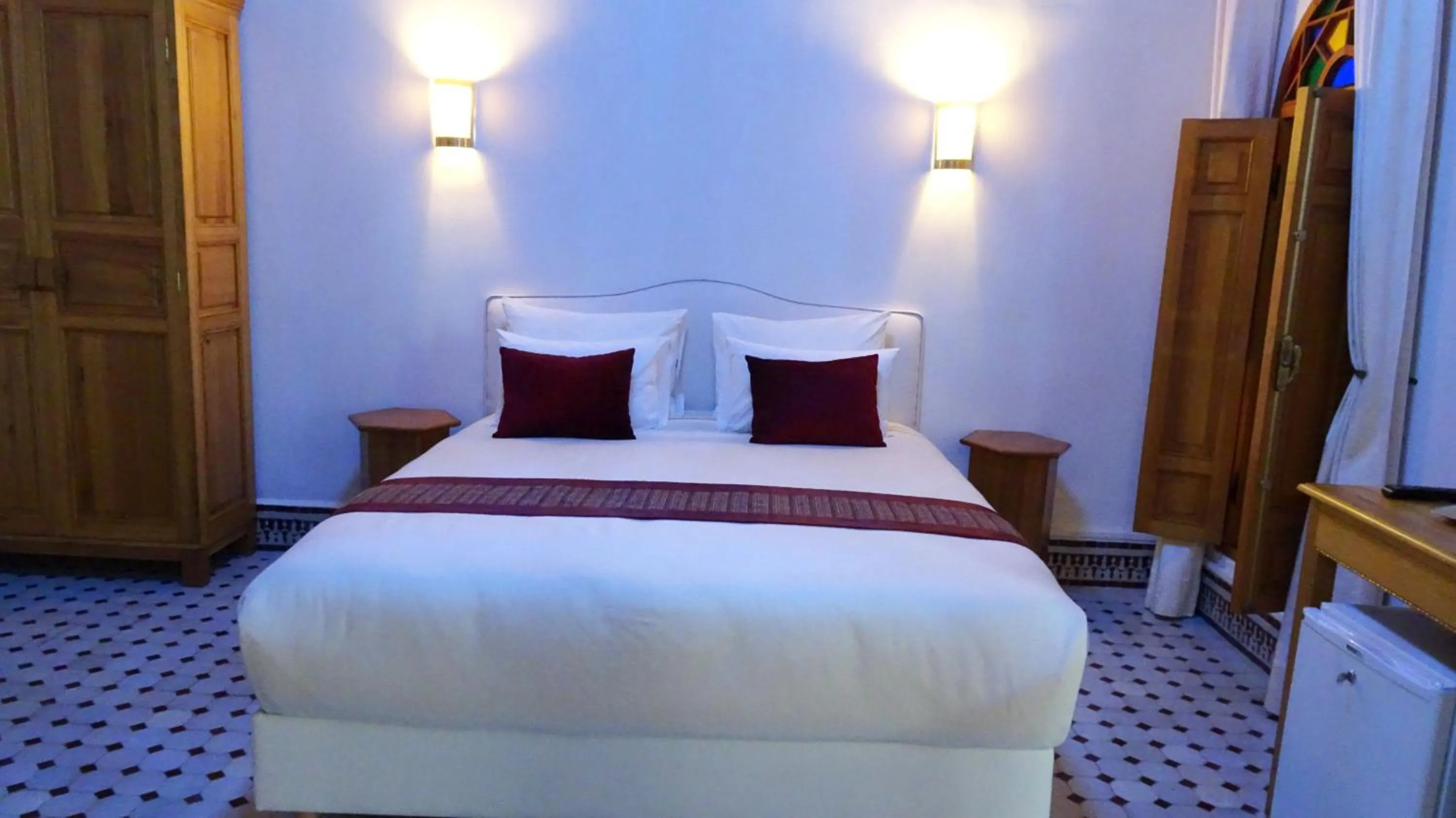 Bed in Riad Sabah