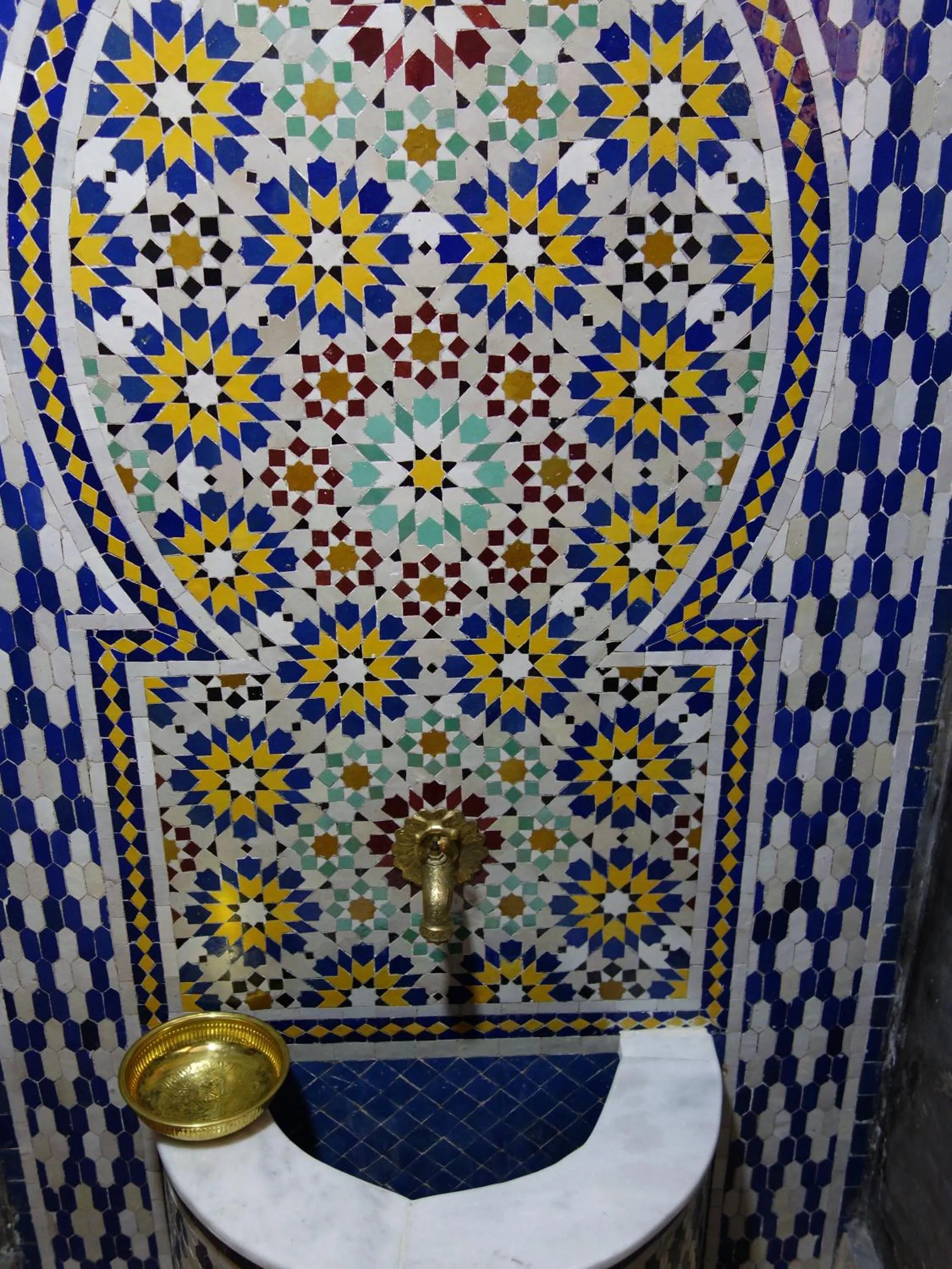 Decorative detail in Riad Sabah