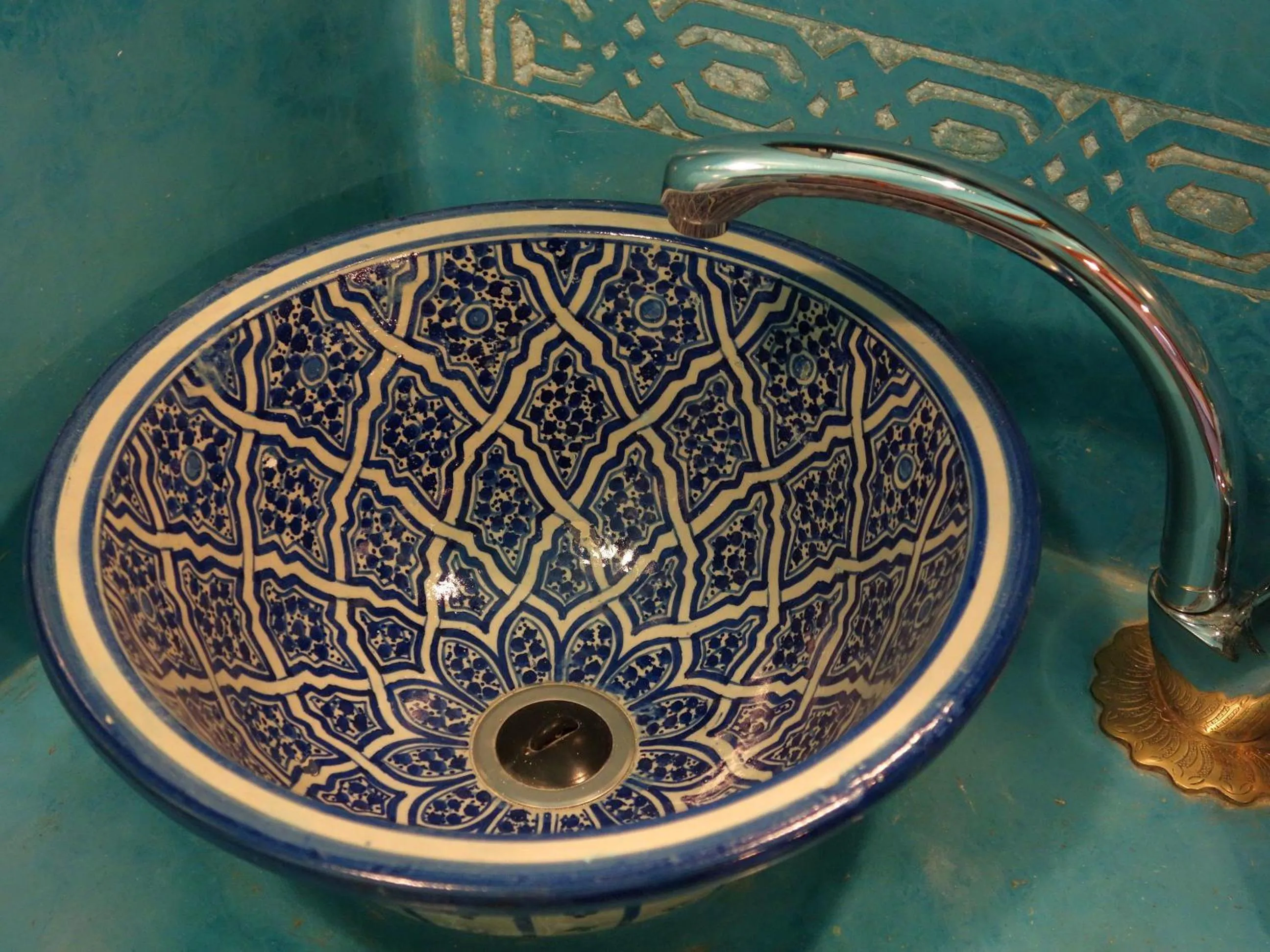 Decorative detail in Riad Sabah