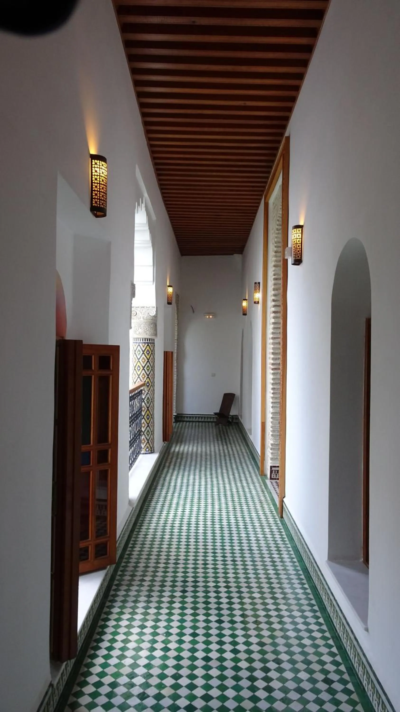 Decorative detail in Riad Sabah