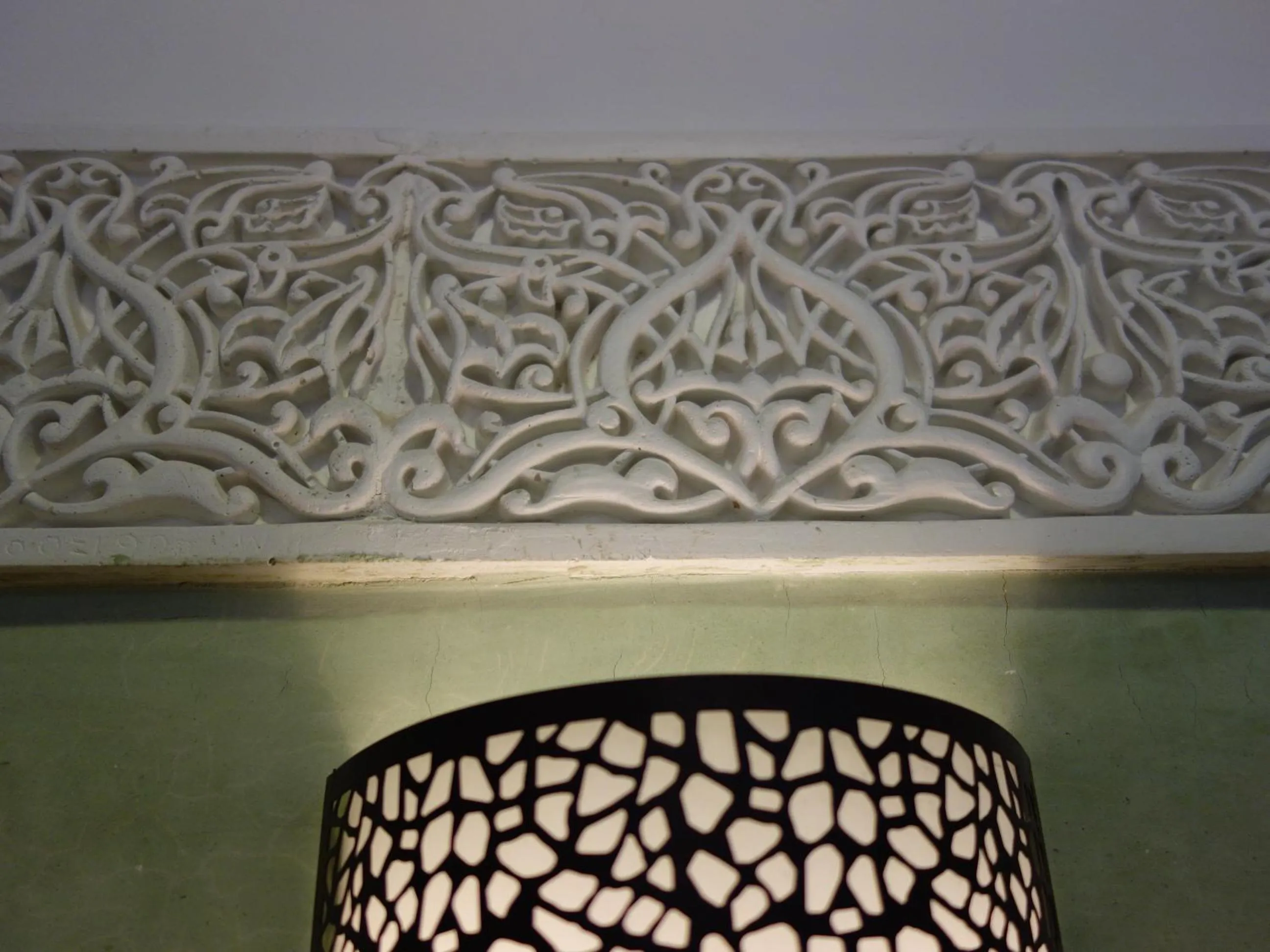 Decorative detail in Riad Sabah