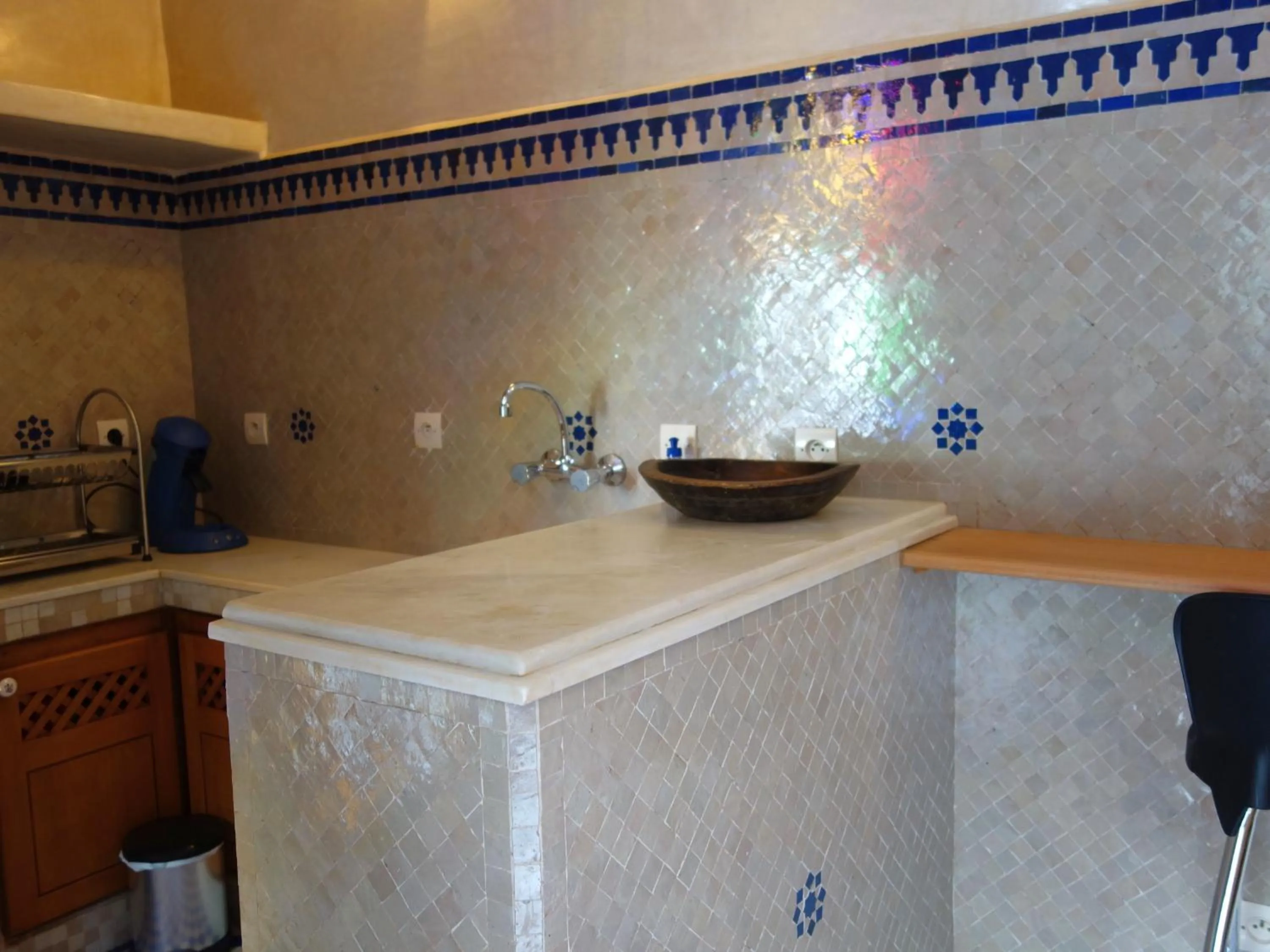 Kitchen or kitchenette in Riad Sabah