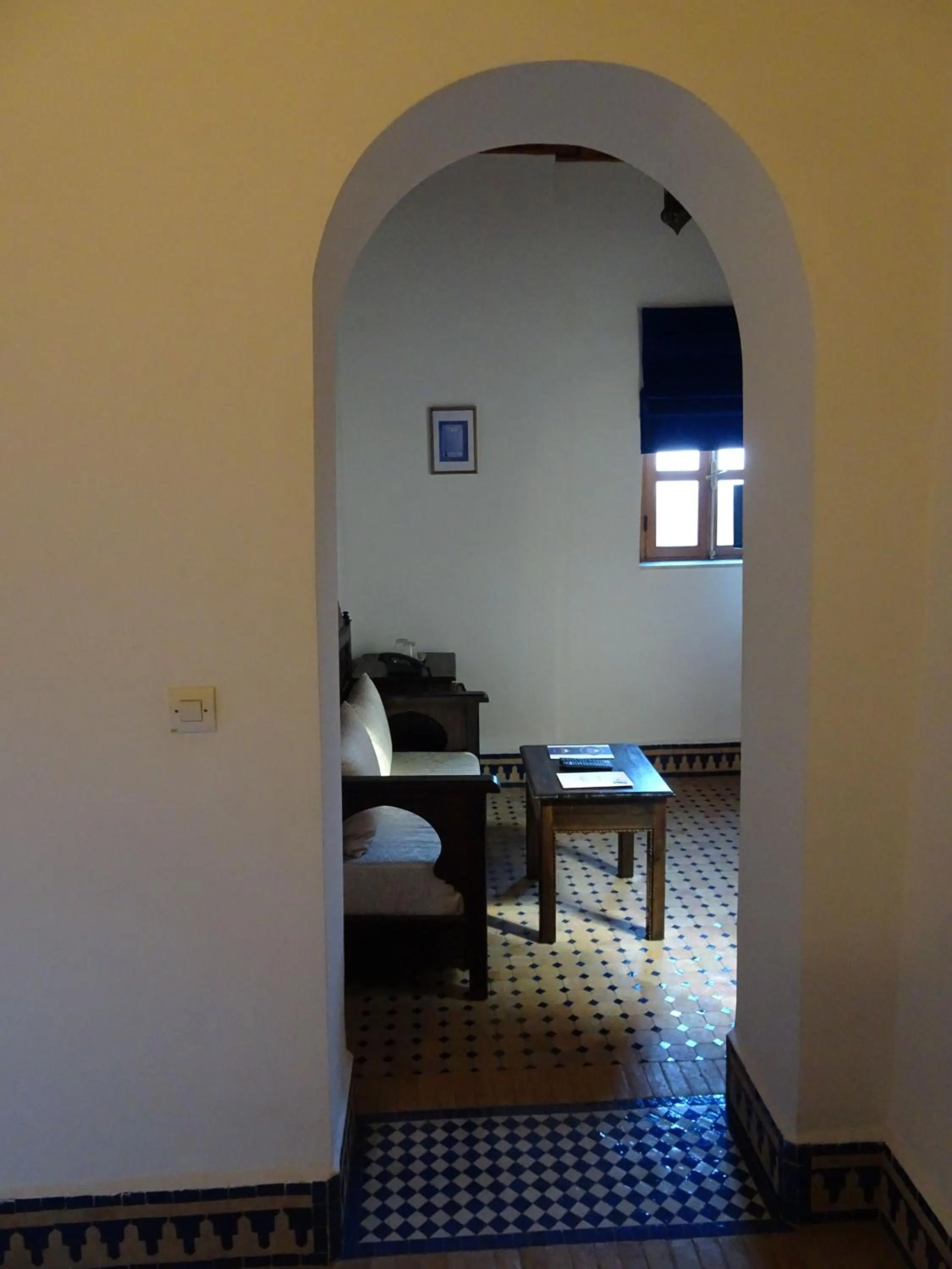 Seating area in Riad Sabah