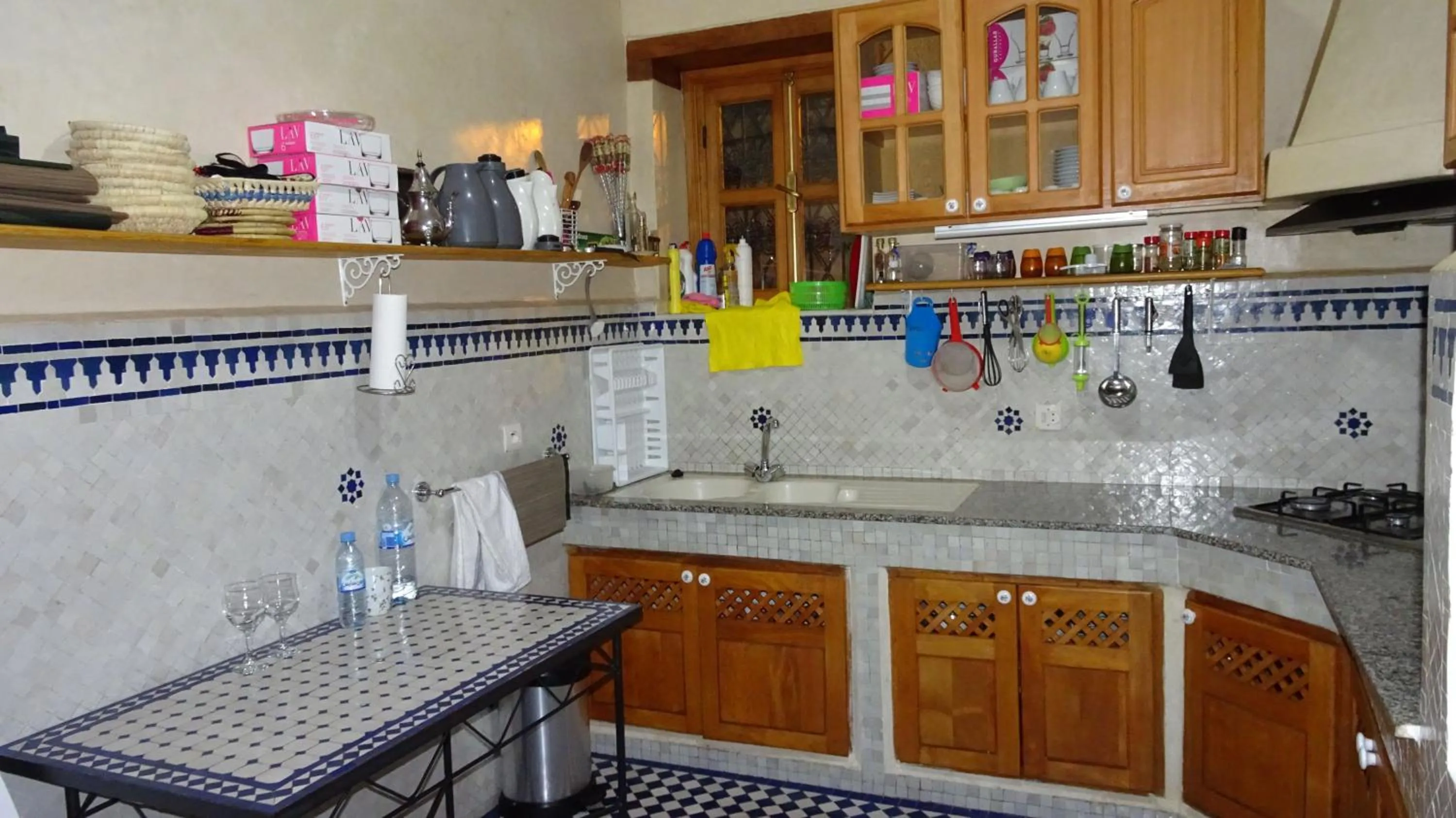 Kitchen or kitchenette in Riad Sabah