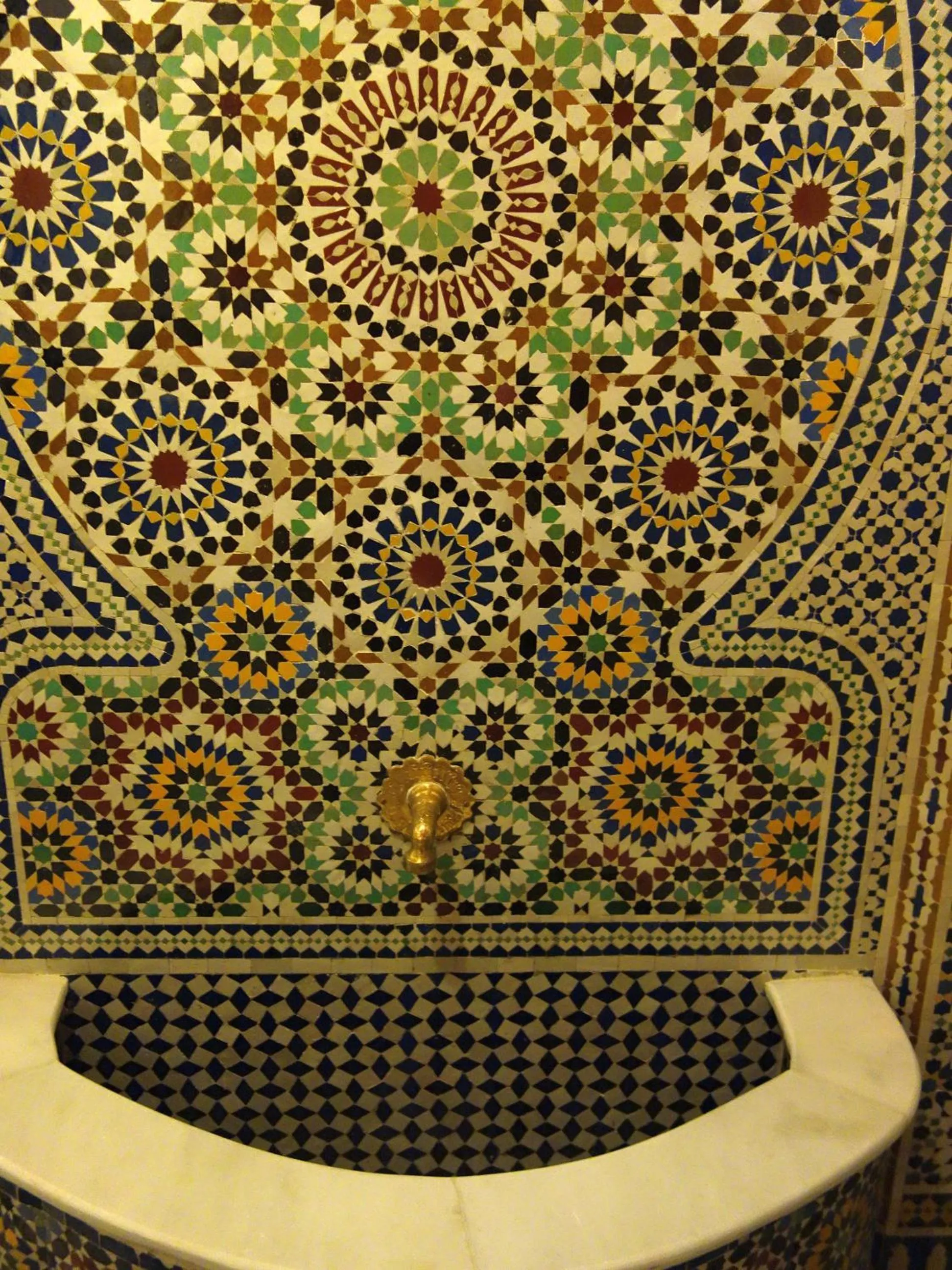Decorative detail in Riad Sabah