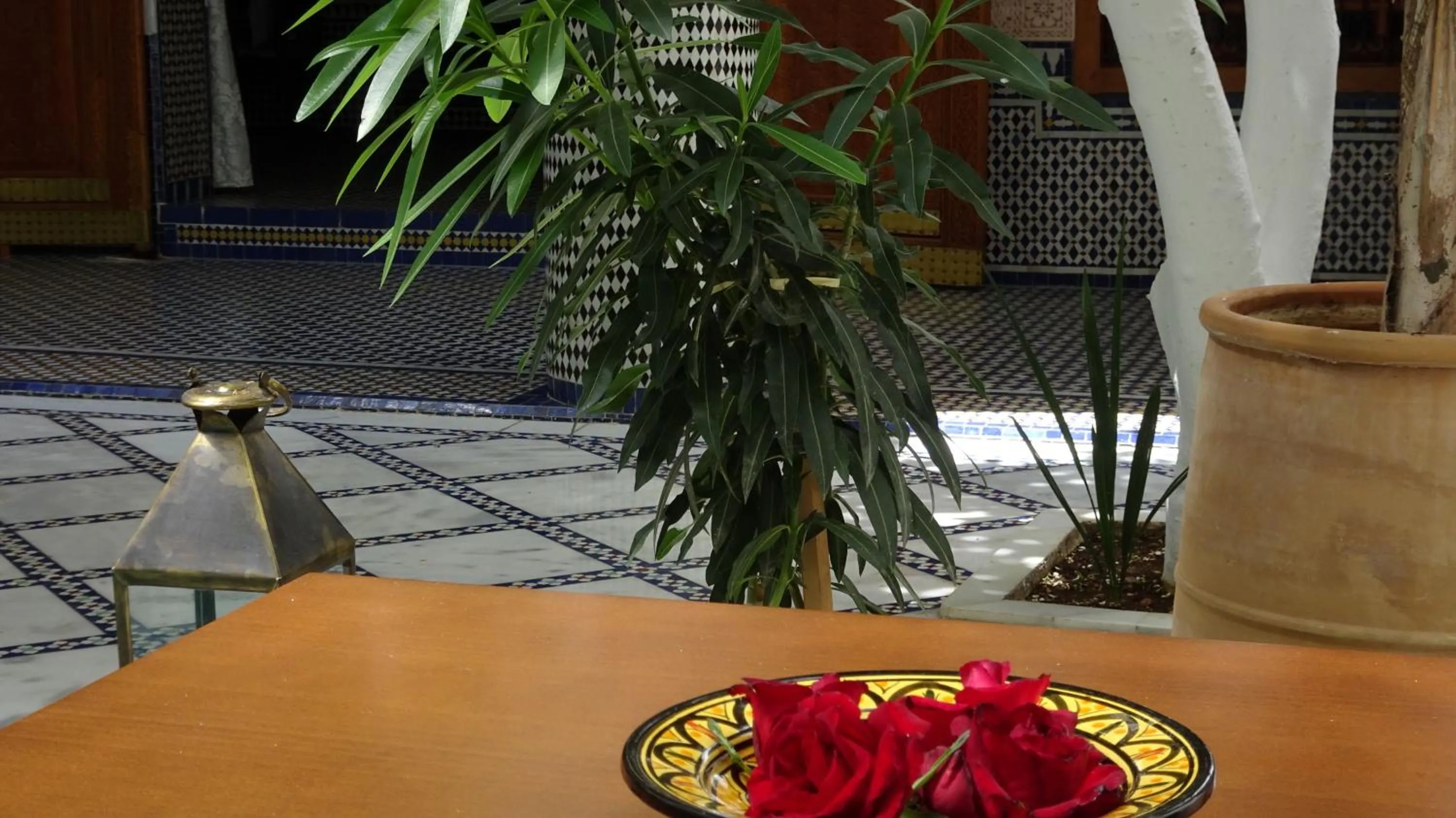 Decorative detail in Riad Sabah