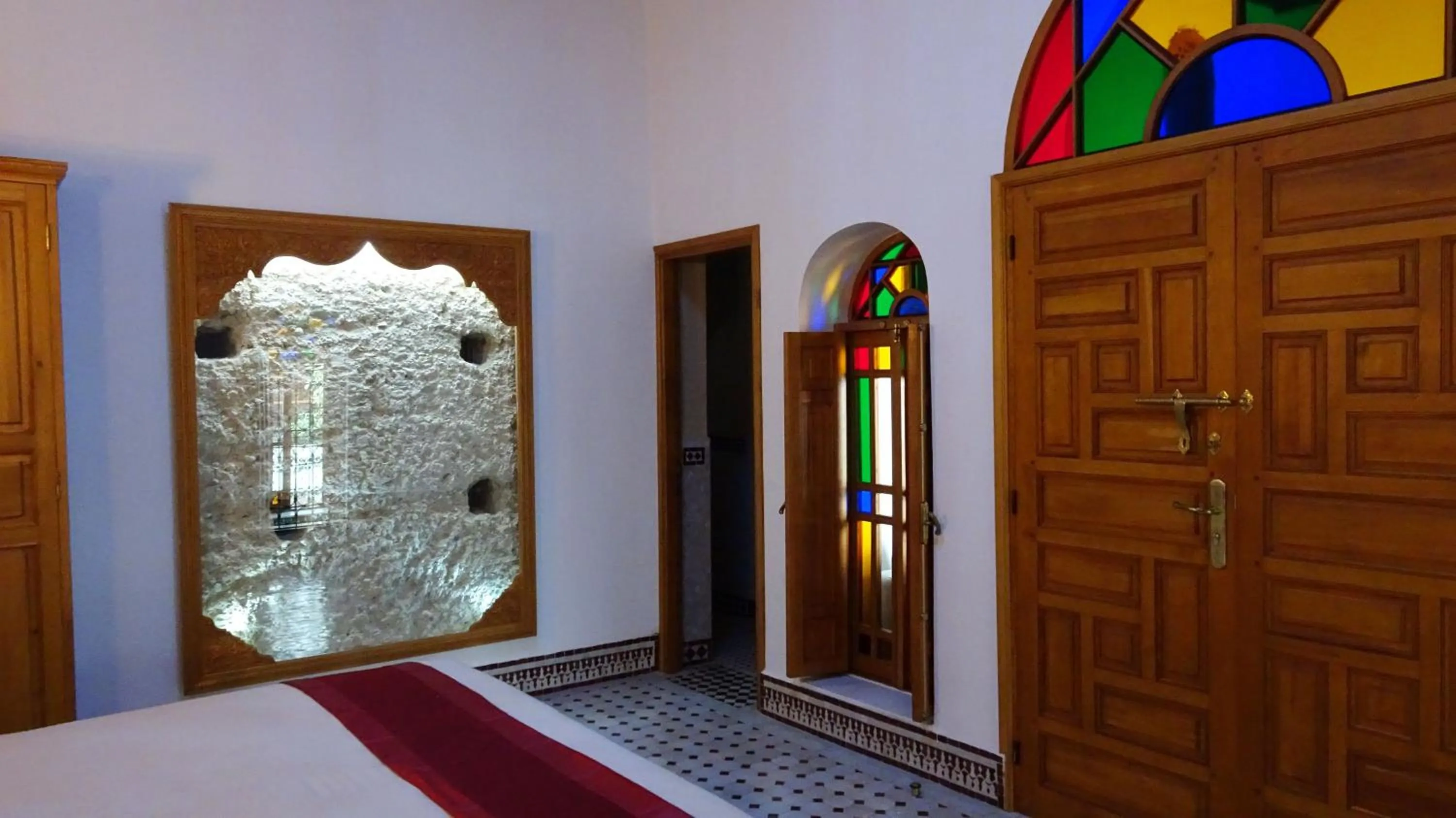 Decorative detail in Riad Sabah