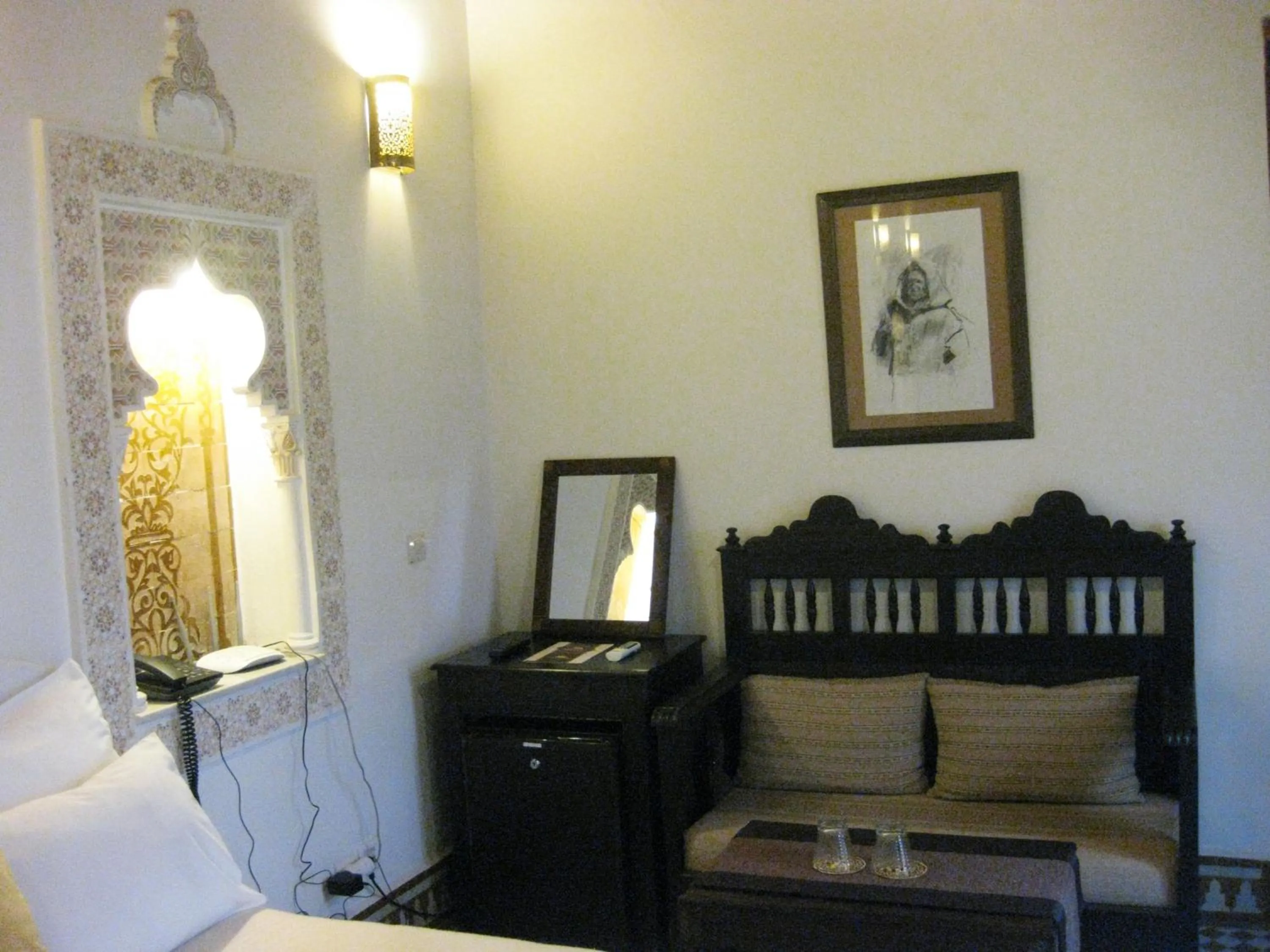 Bed in Riad Sabah
