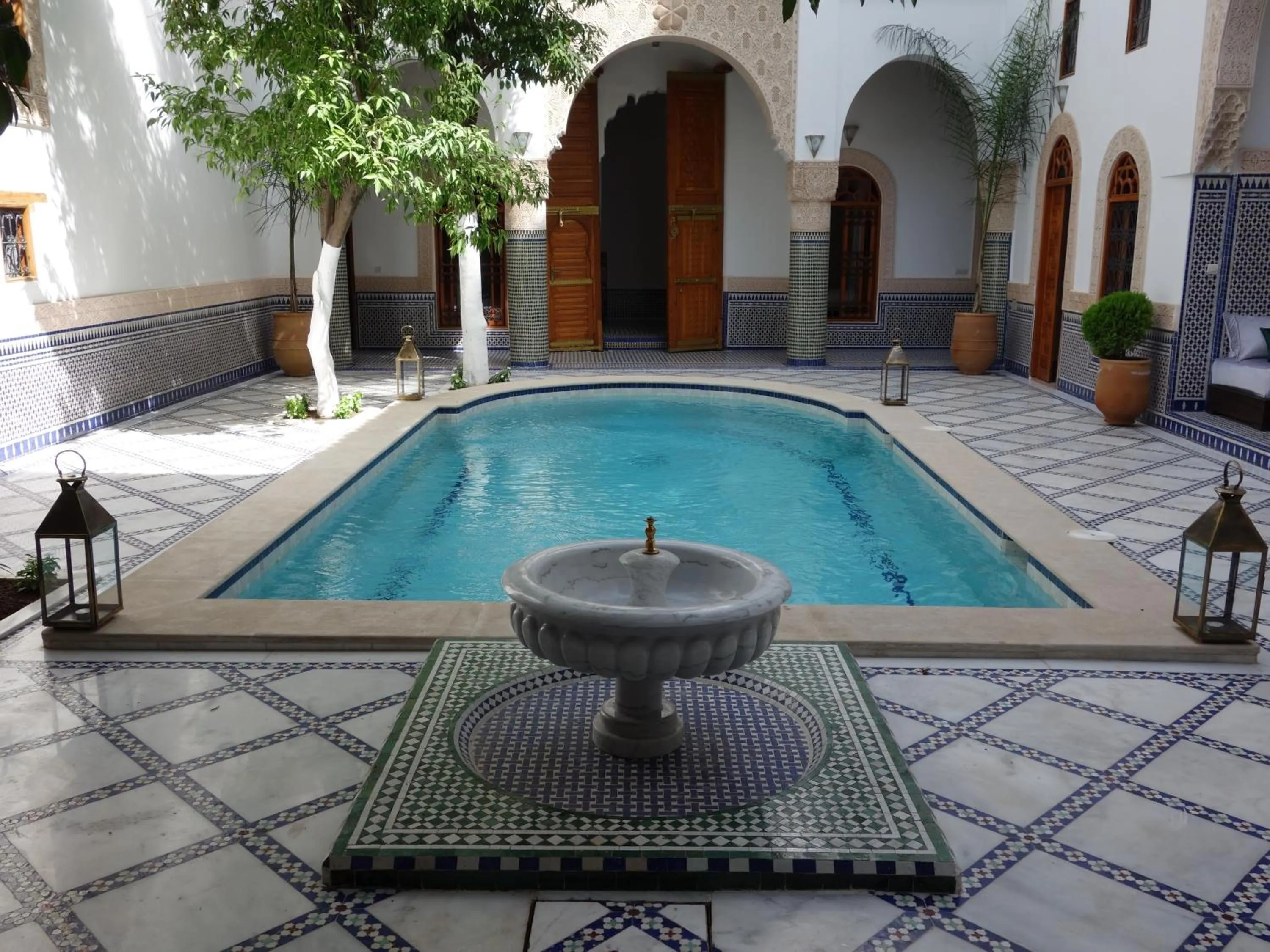 Swimming pool in Riad Sabah