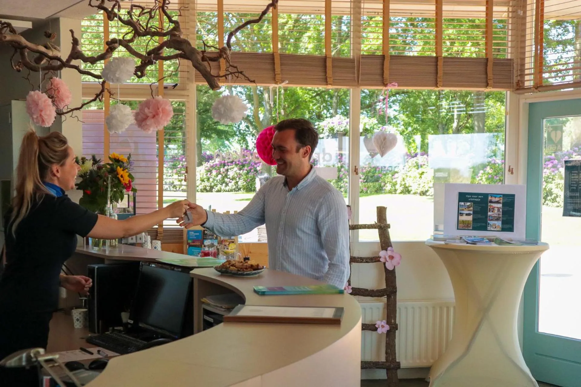 Living room in EuroParcs Bad Hoophuizen