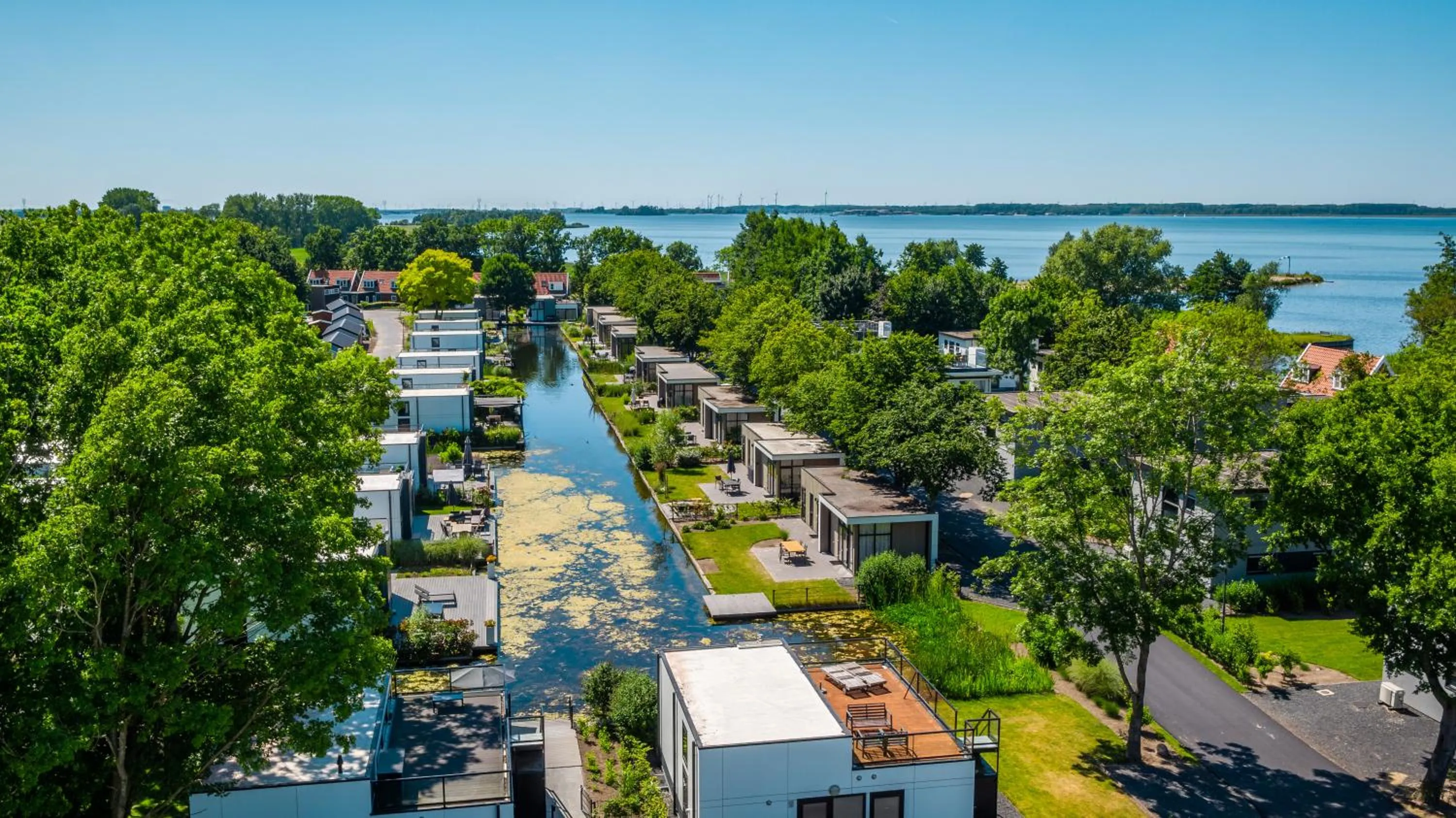 Bird's eye view in EuroParcs Bad Hoophuizen