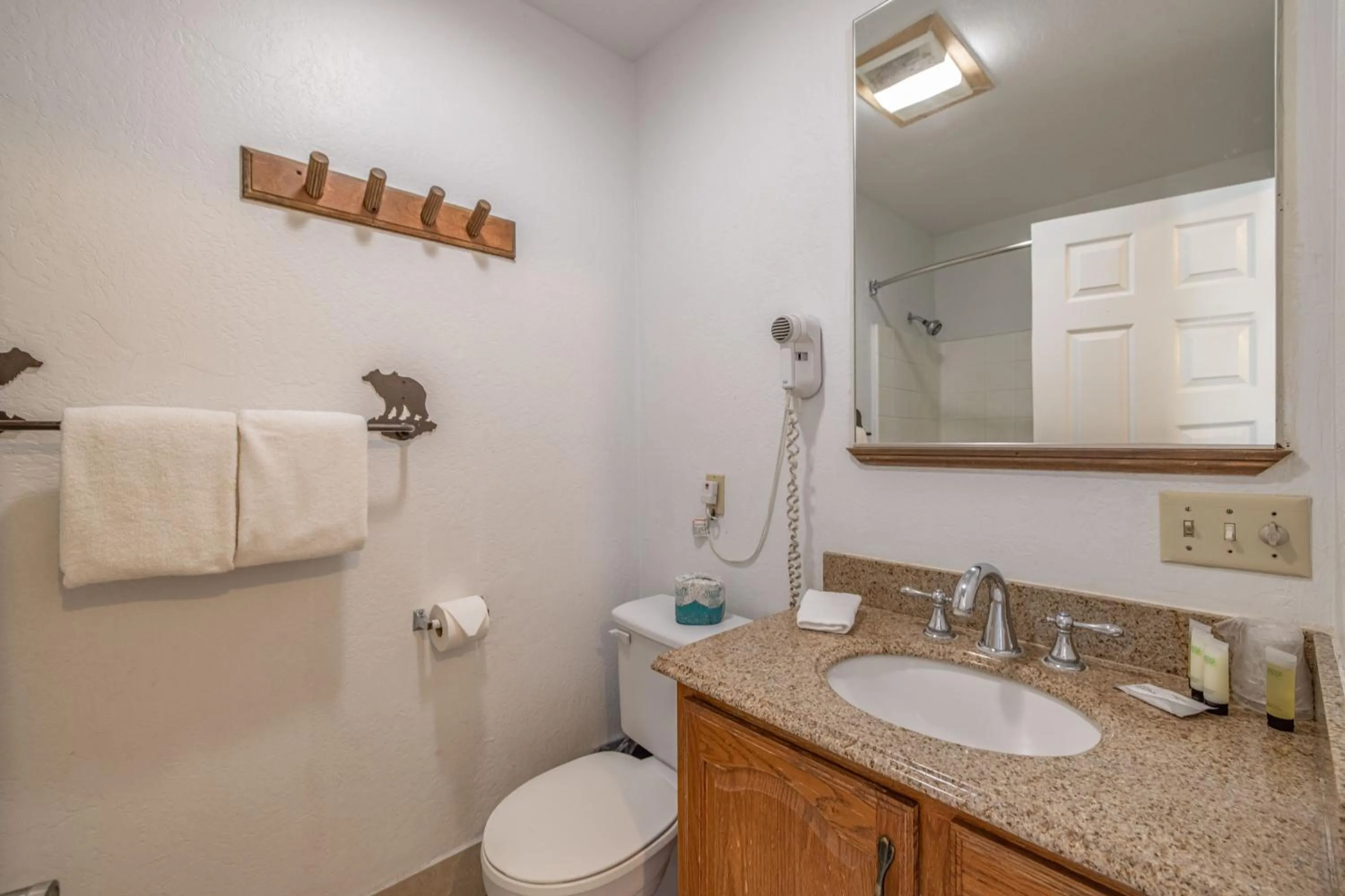 Shower in Big Bear Lakefront Lodge